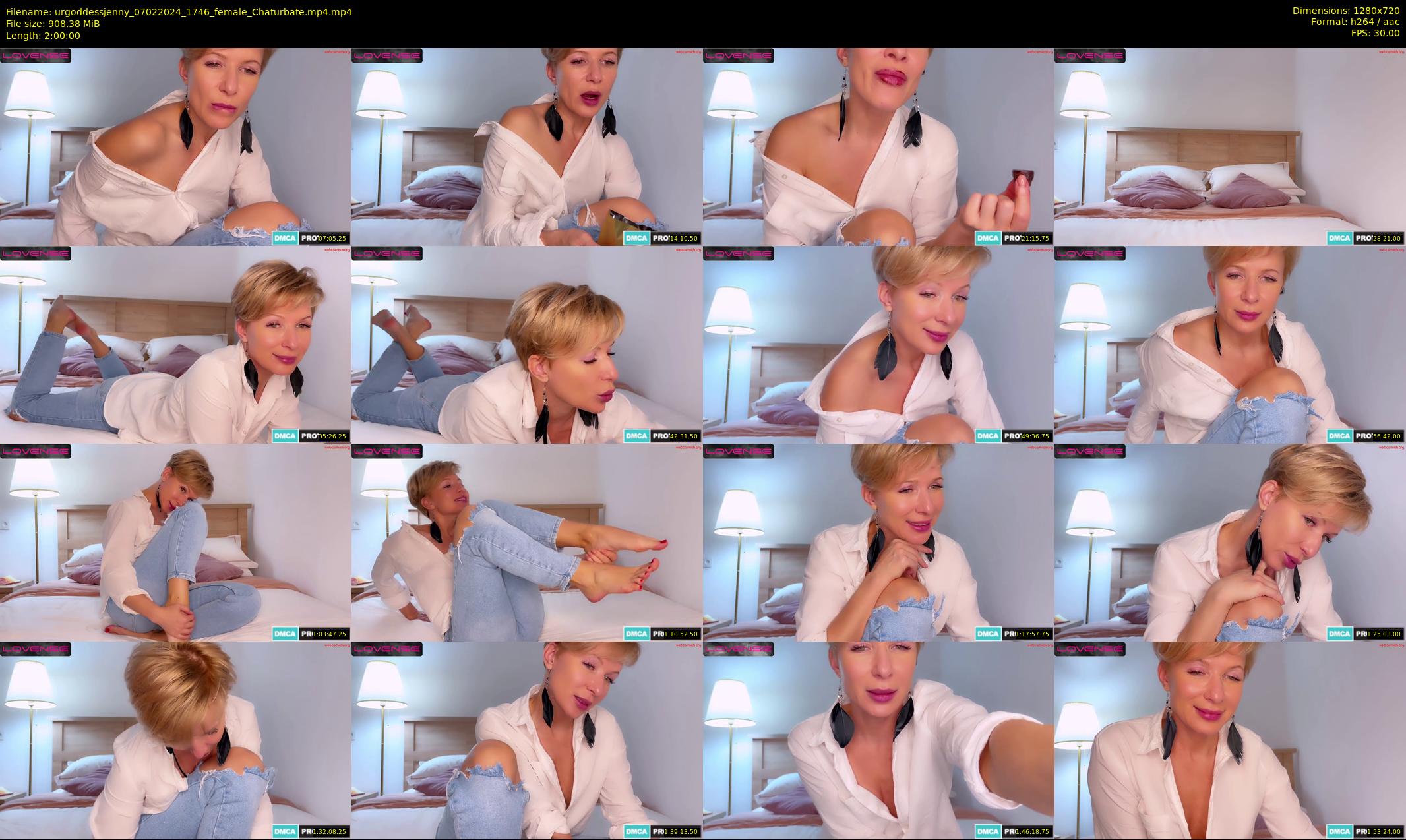 urgoddessjenny — 120 minute Chaturbate female cam show recording, 720p, Feb 7, 2024