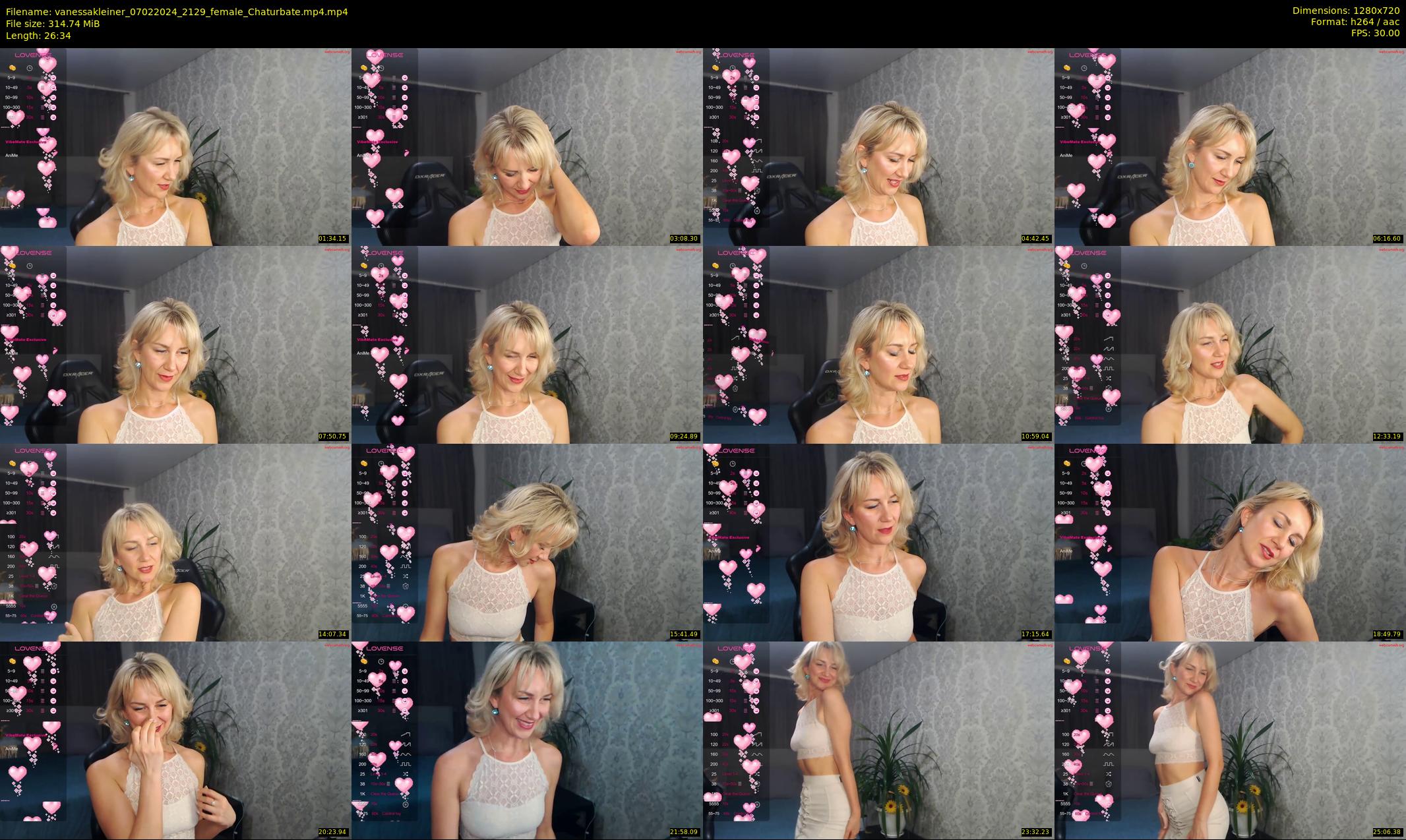 vanessakleiner — 27 minute Chaturbate female cam show recording, 720p, Feb 7, 2024