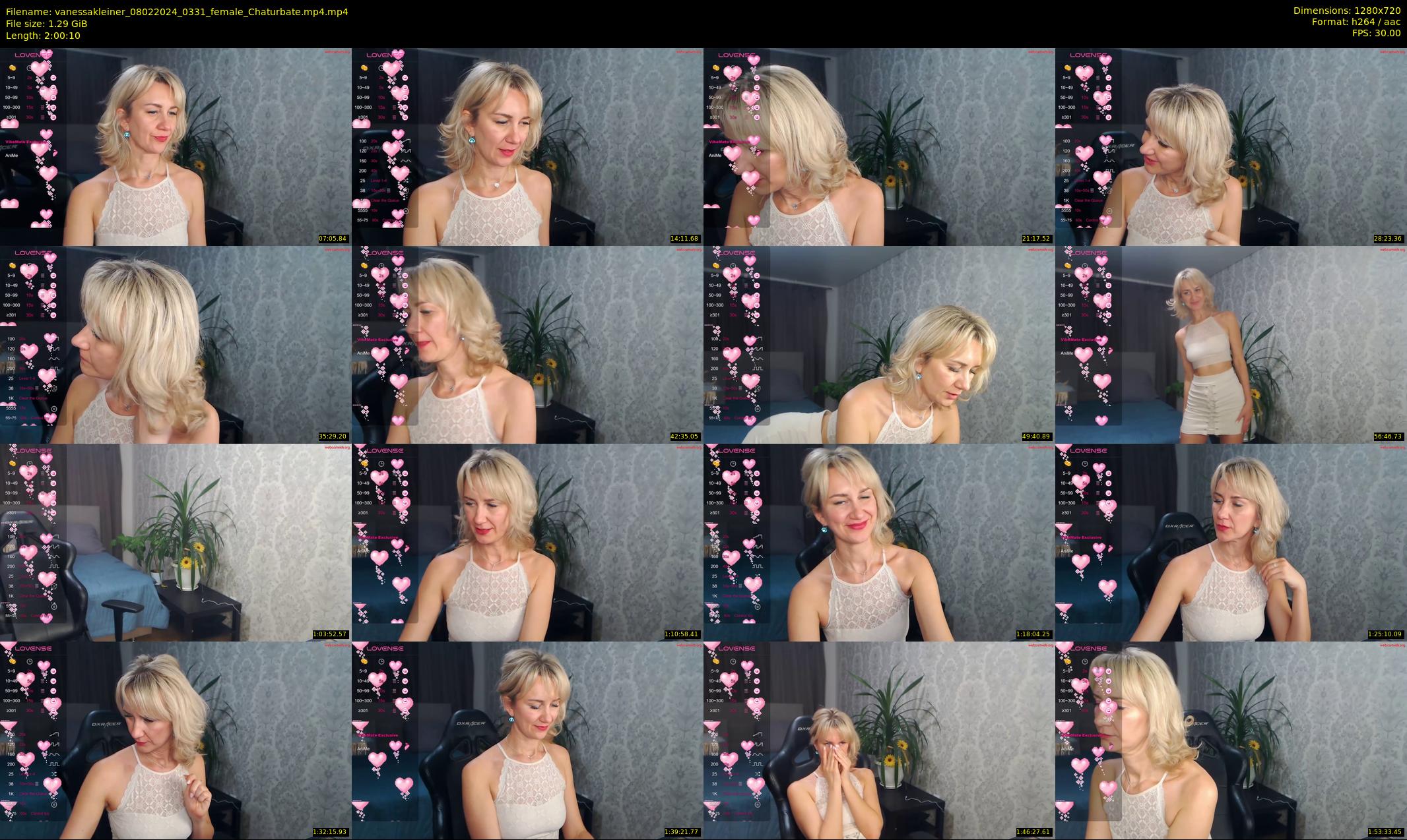 vanessakleiner — 121 minute Chaturbate female cam show recording, 720p, Feb 8, 2024