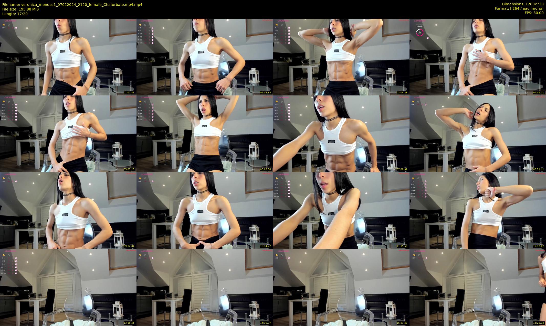 veronica_mendez1 — 18 minute Chaturbate female cam show recording, 720p, Feb 7, 2024