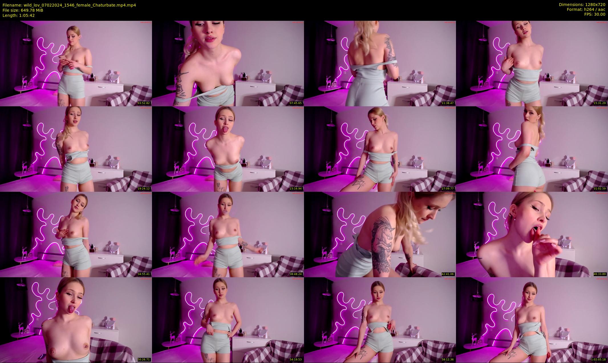 wild_lov — 66 minute Chaturbate female cam show recording, 720p, Feb 7, 2024