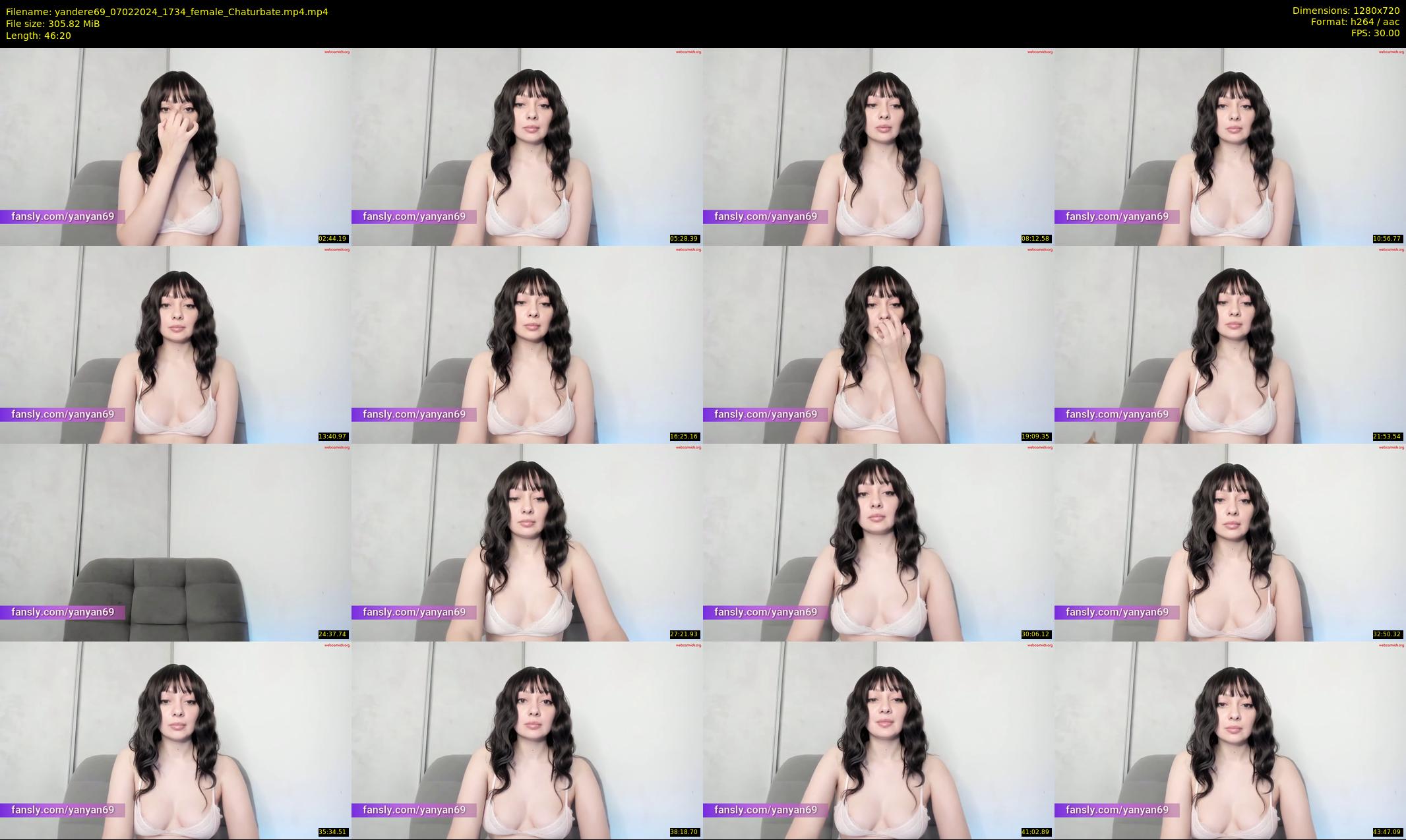 yandere69 — 47 minute Chaturbate female cam show recording, 720p, Feb 7, 2024