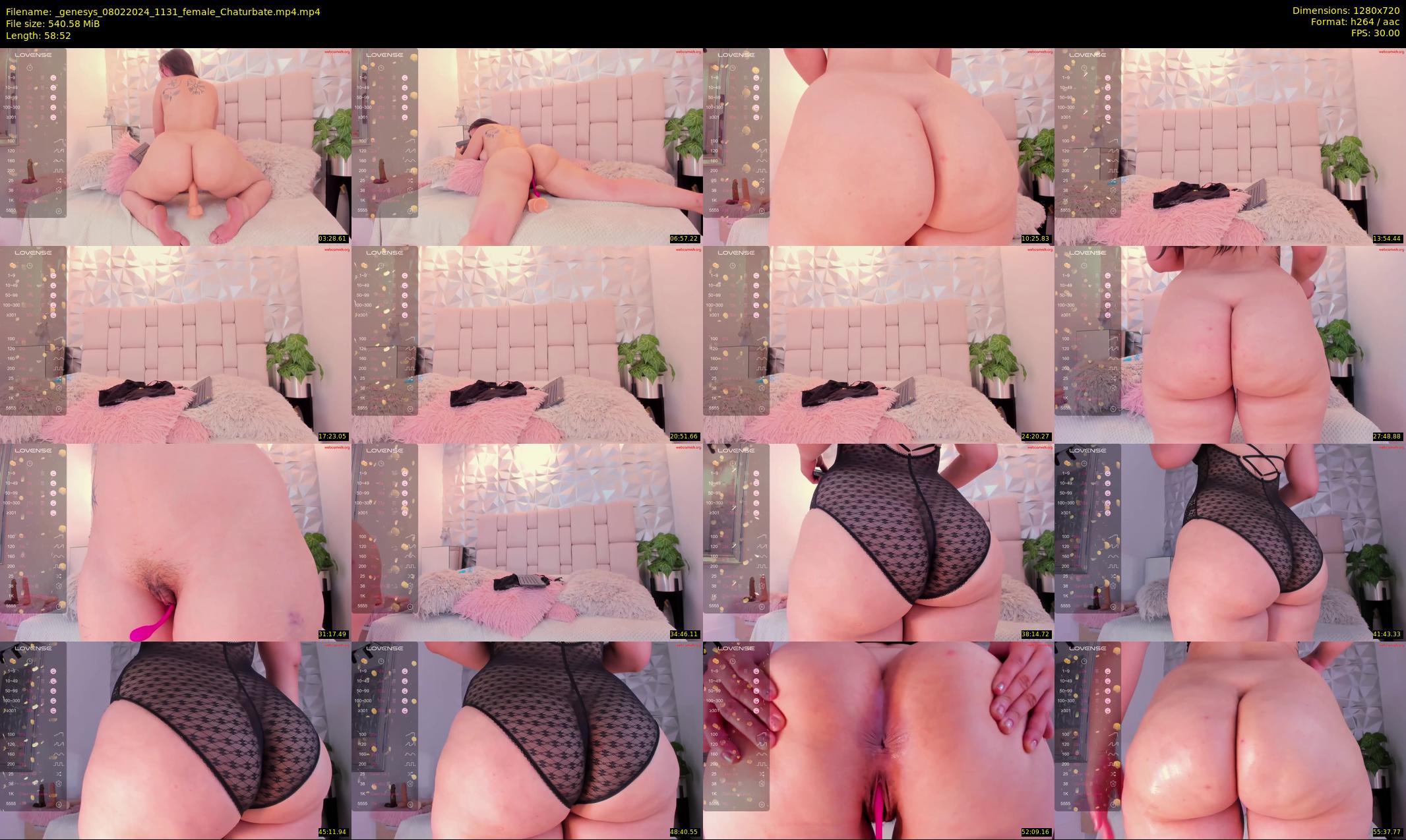 _genesys — 59 minute Chaturbate female cam show recording, 720p, Feb 8, 2024