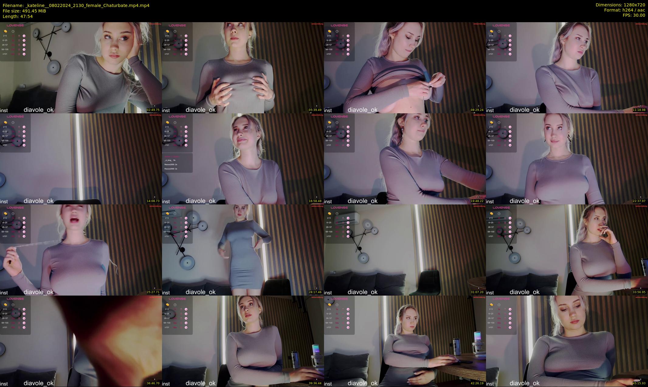 _kateline_ — 48 minute Chaturbate female cam show recording, 720p, Feb 8, 2024