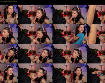 abbyandchris1 — 8 minute Chaturbate couple cam show recording, 720p, Feb 8, 2024
