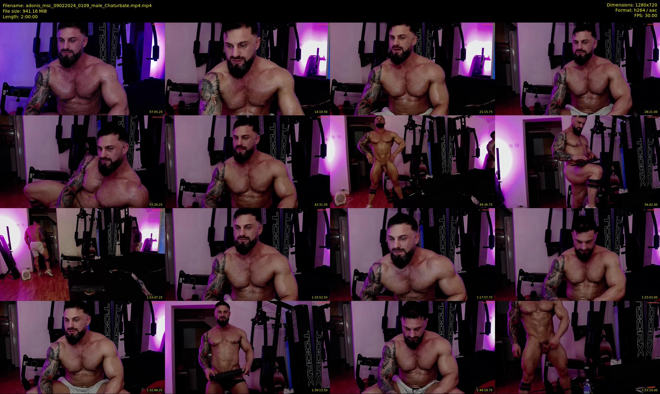 adonis_msc — 120 minute Chaturbate male cam show recording, 720p, Feb 9, 2024