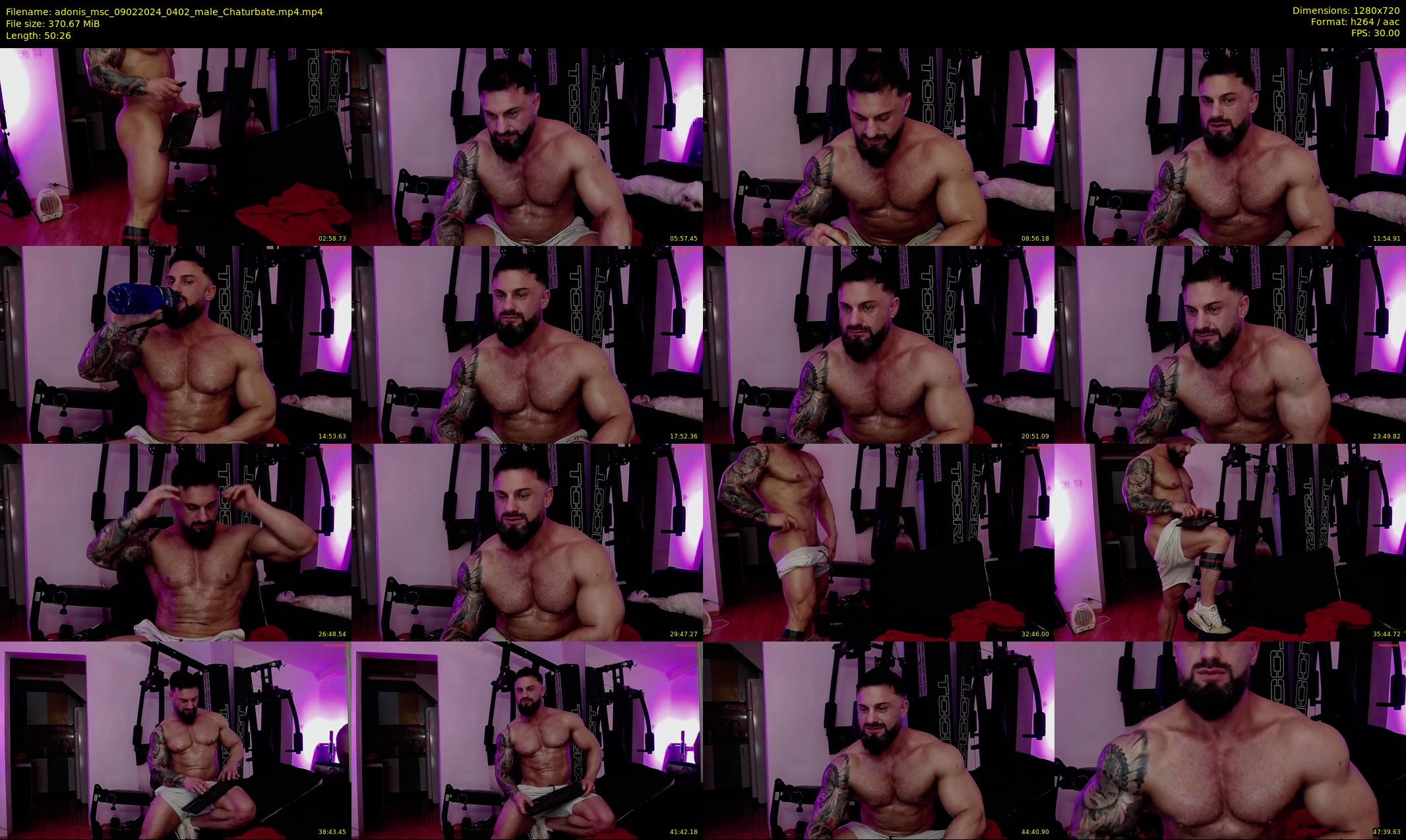 adonis_msc — 51 minute Chaturbate male cam show recording, 720p, Feb 9, 2024