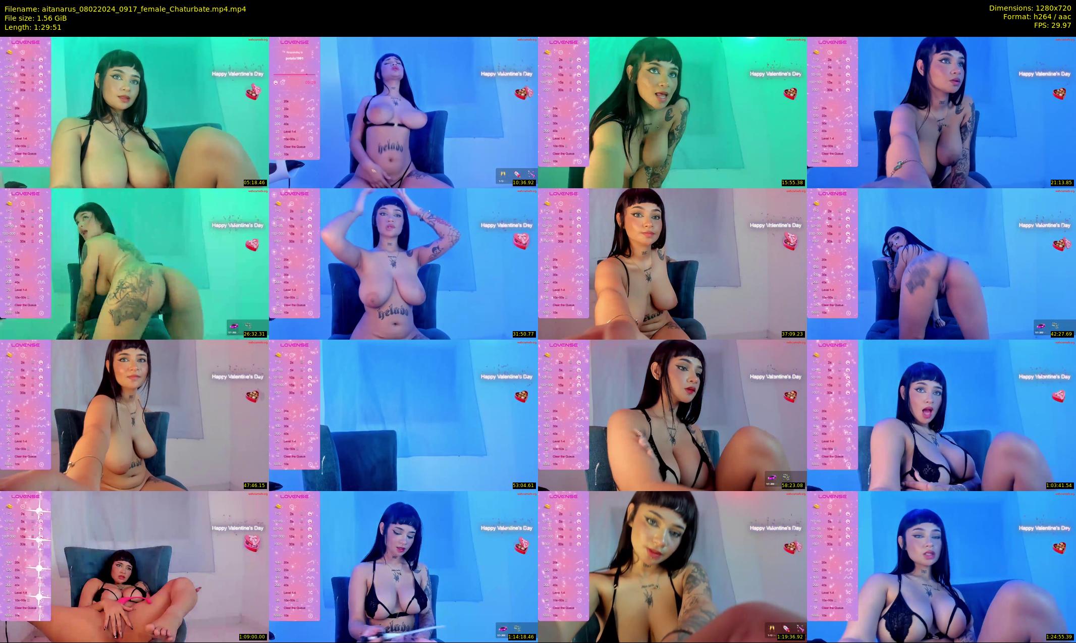 aitanarus — 90 minute Chaturbate female cam show recording, 720p, Feb 8, 2024