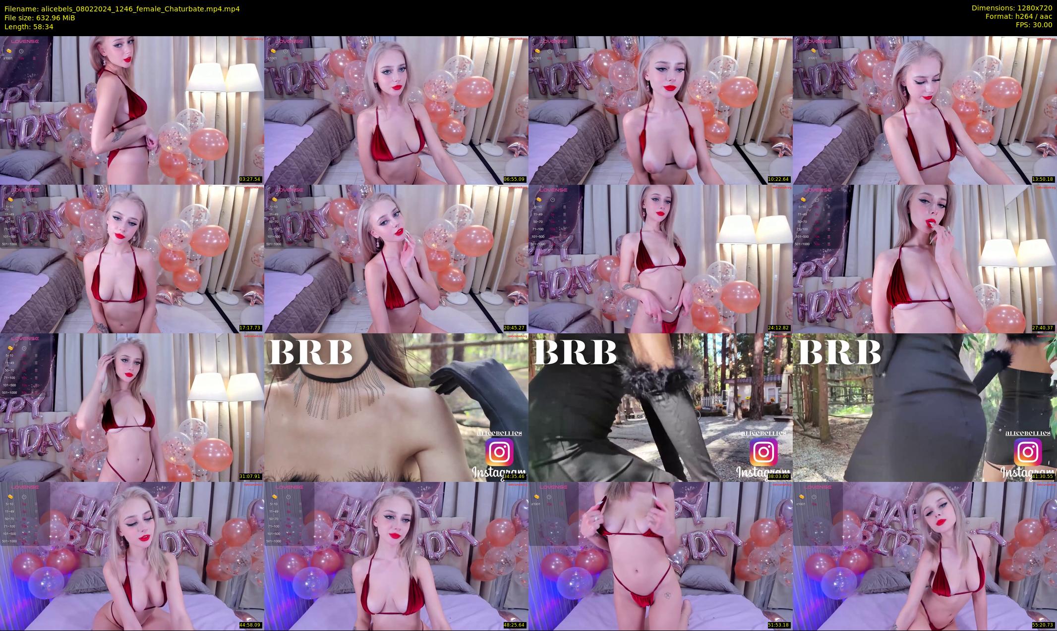 alicebels — 59 minute Chaturbate female cam show recording, 720p, Feb 8, 2024