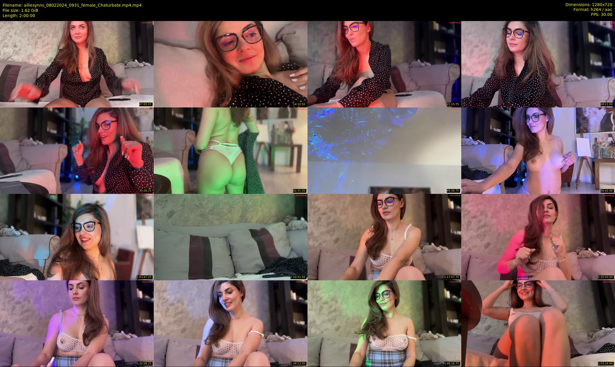 alliesynns — 120 minute Chaturbate female cam show recording, 720p, Feb 8, 2024