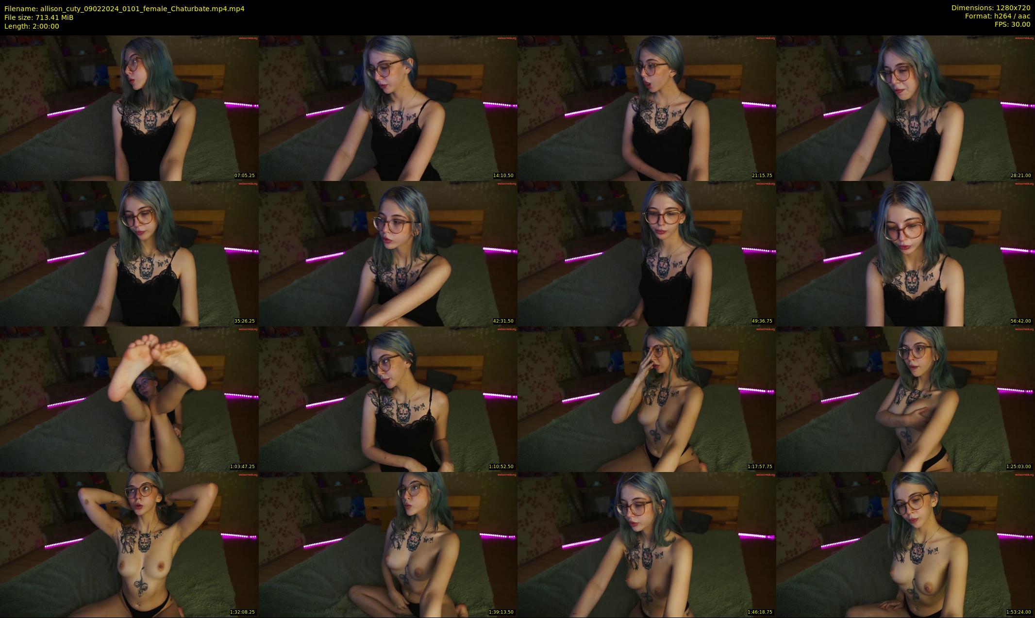 allison_cuty — 120 minute Chaturbate female cam show recording, 720p, Feb 9, 2024