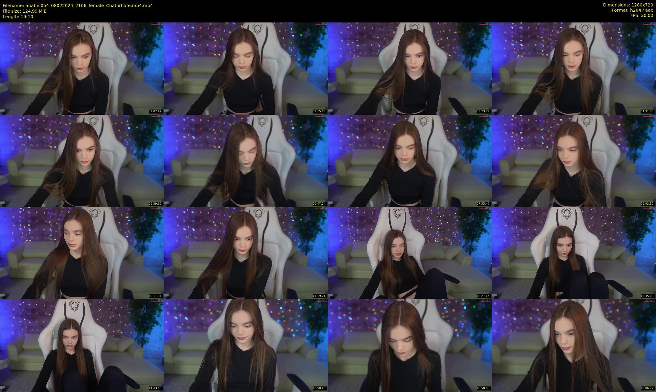 anabel054 — 20 minute Chaturbate female cam show recording, 720p, Feb 8, 2024