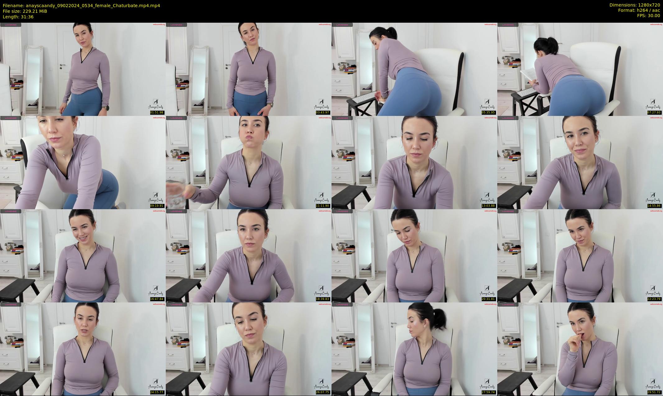 anayscaandy — 32 minute Chaturbate female cam show recording, 720p, Feb 9, 2024