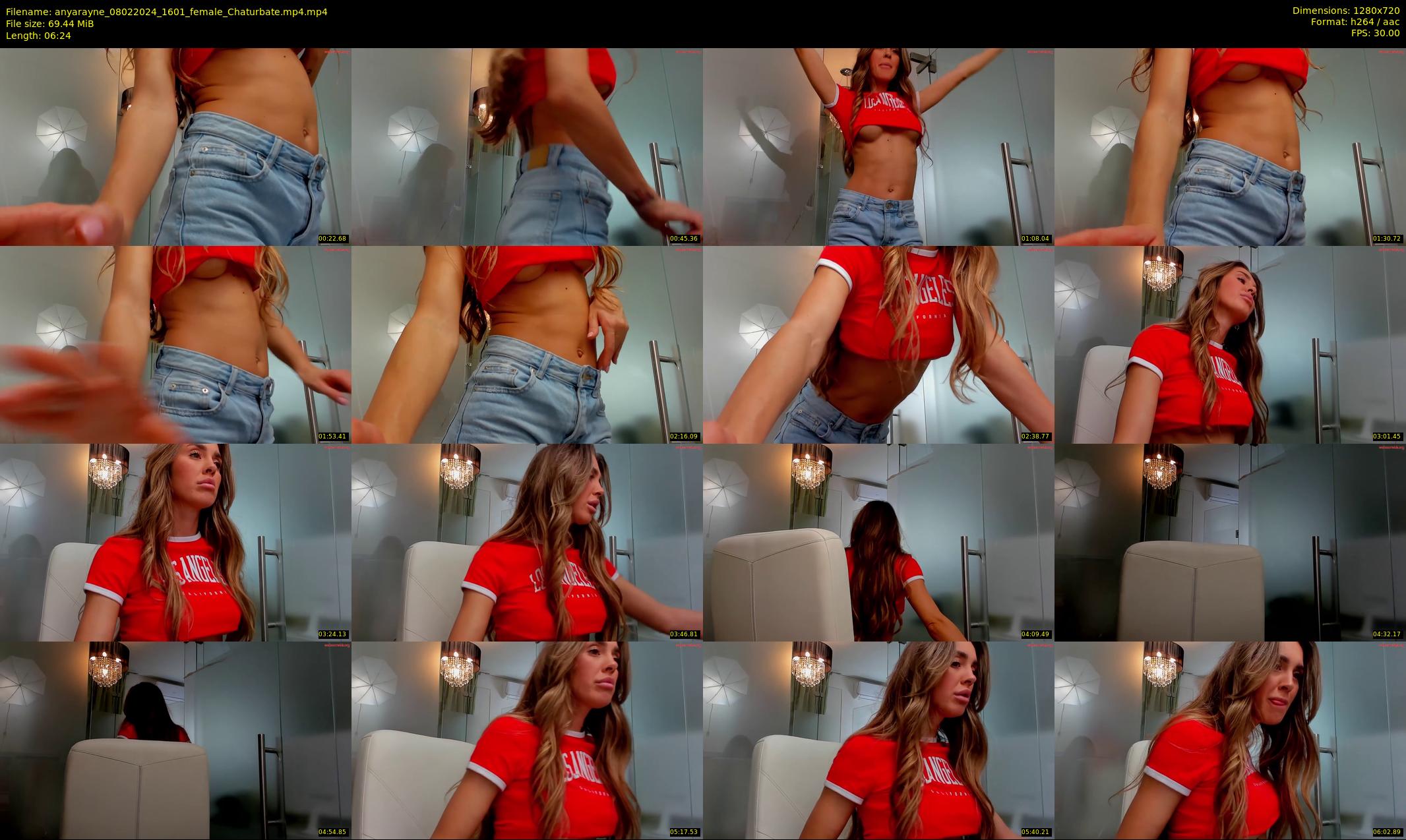 anyarayne — 7 minute Chaturbate female cam show recording, 720p, Feb 8, 2024