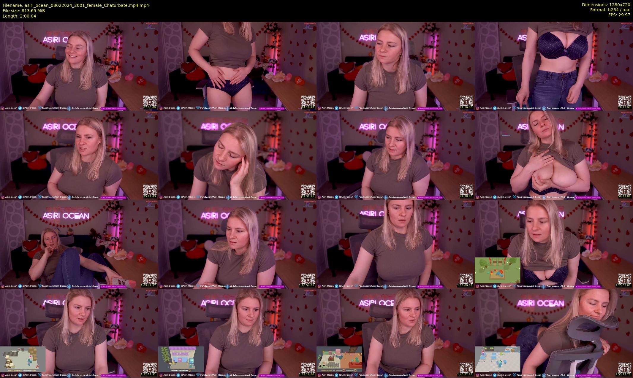 asiri_ocean — 121 minute Chaturbate female cam show recording, 720p, Feb 8, 2024