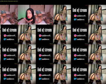 camilalovers01 — 18 minute Chaturbate female cam show recording, 720p, Feb 8, 2024
