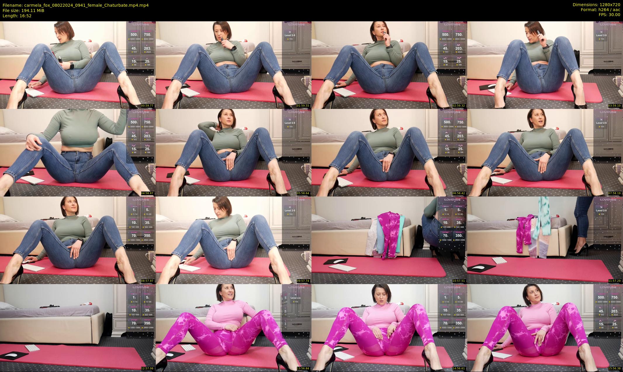 carmela_fox — 17 minute Chaturbate female cam show recording, 720p, Feb 8, 2024