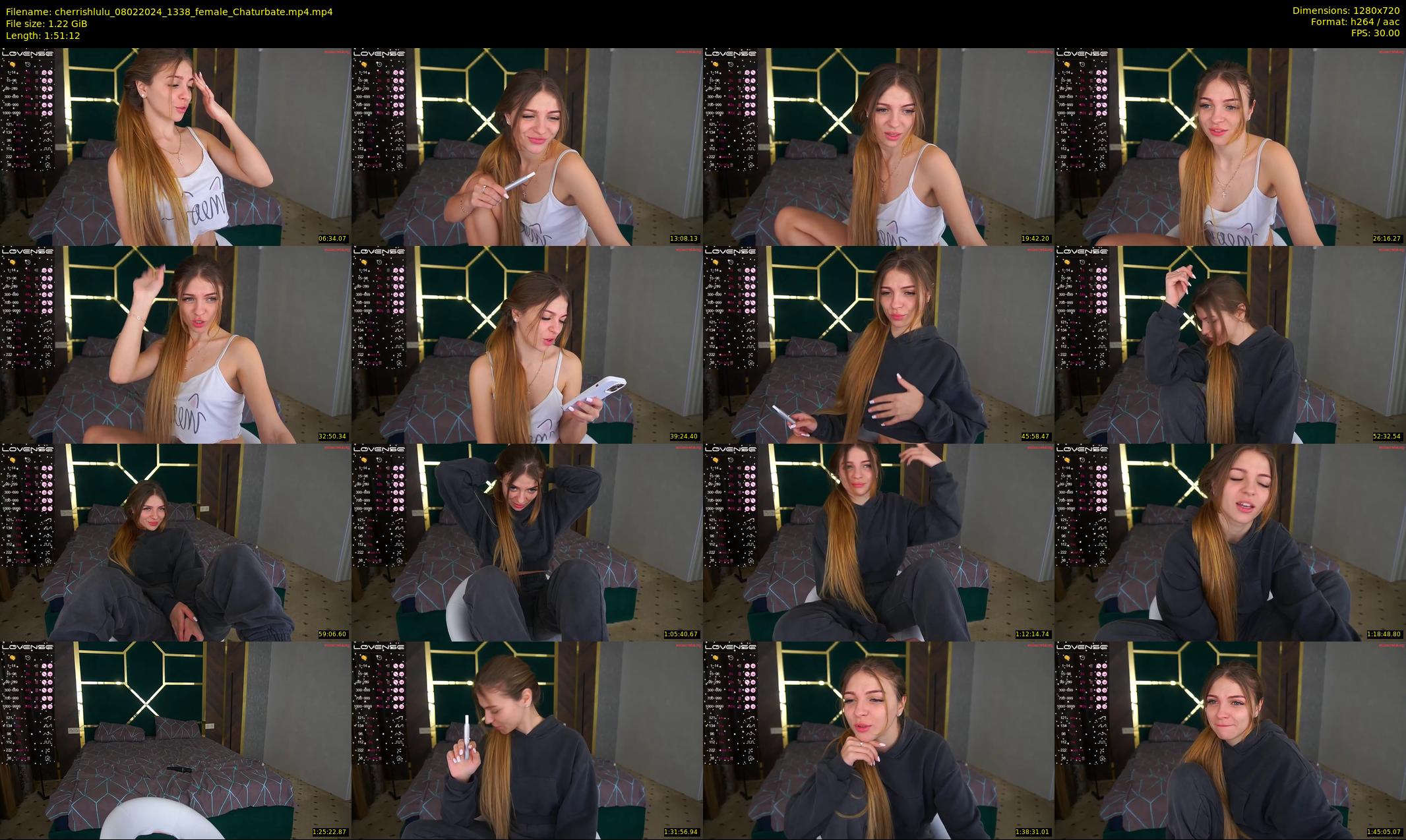 cherrishlulu — 112 minute Chaturbate female cam show recording, 720p, Feb 8, 2024