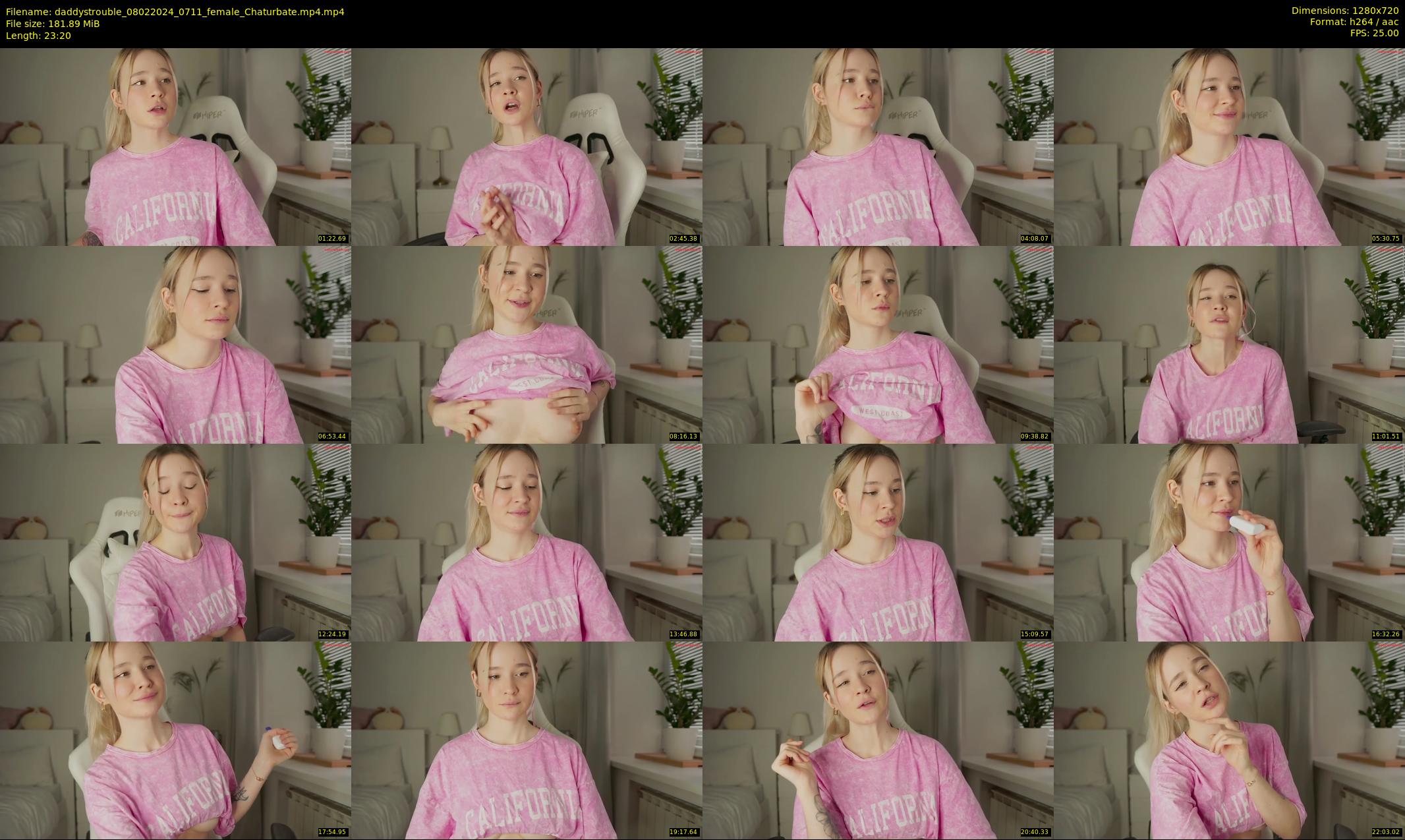 daddystrouble — 24 minute Chaturbate female cam show recording, 720p, Feb 8, 2024