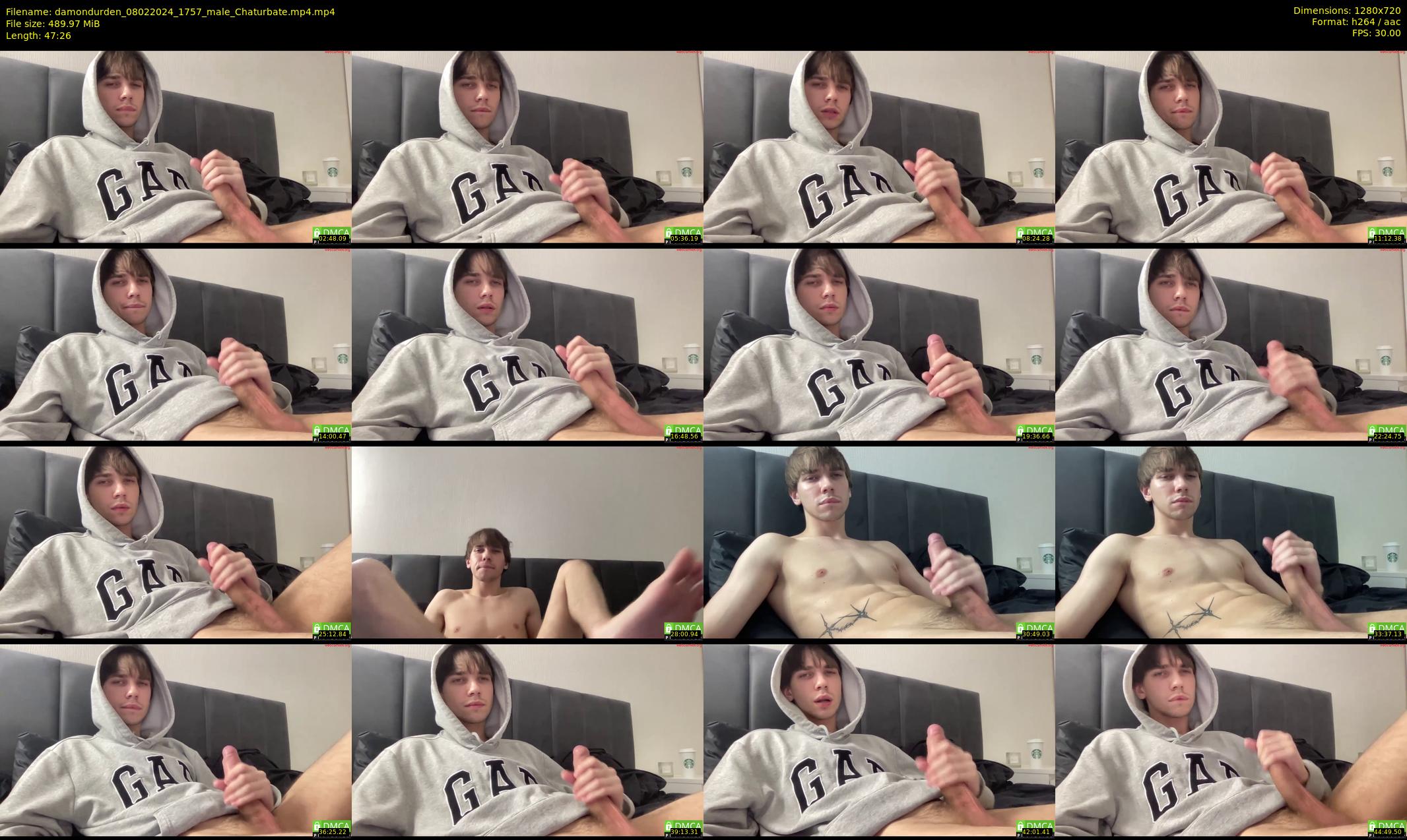 damondurden — 48 minute Chaturbate male cam show recording, 720p, Feb 8, 2024