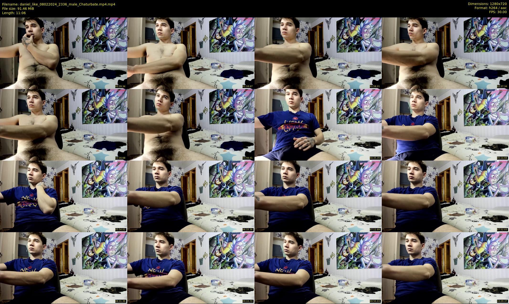 daniel_like — 12 minute Chaturbate male cam show recording, 720p, Feb 8, 2024