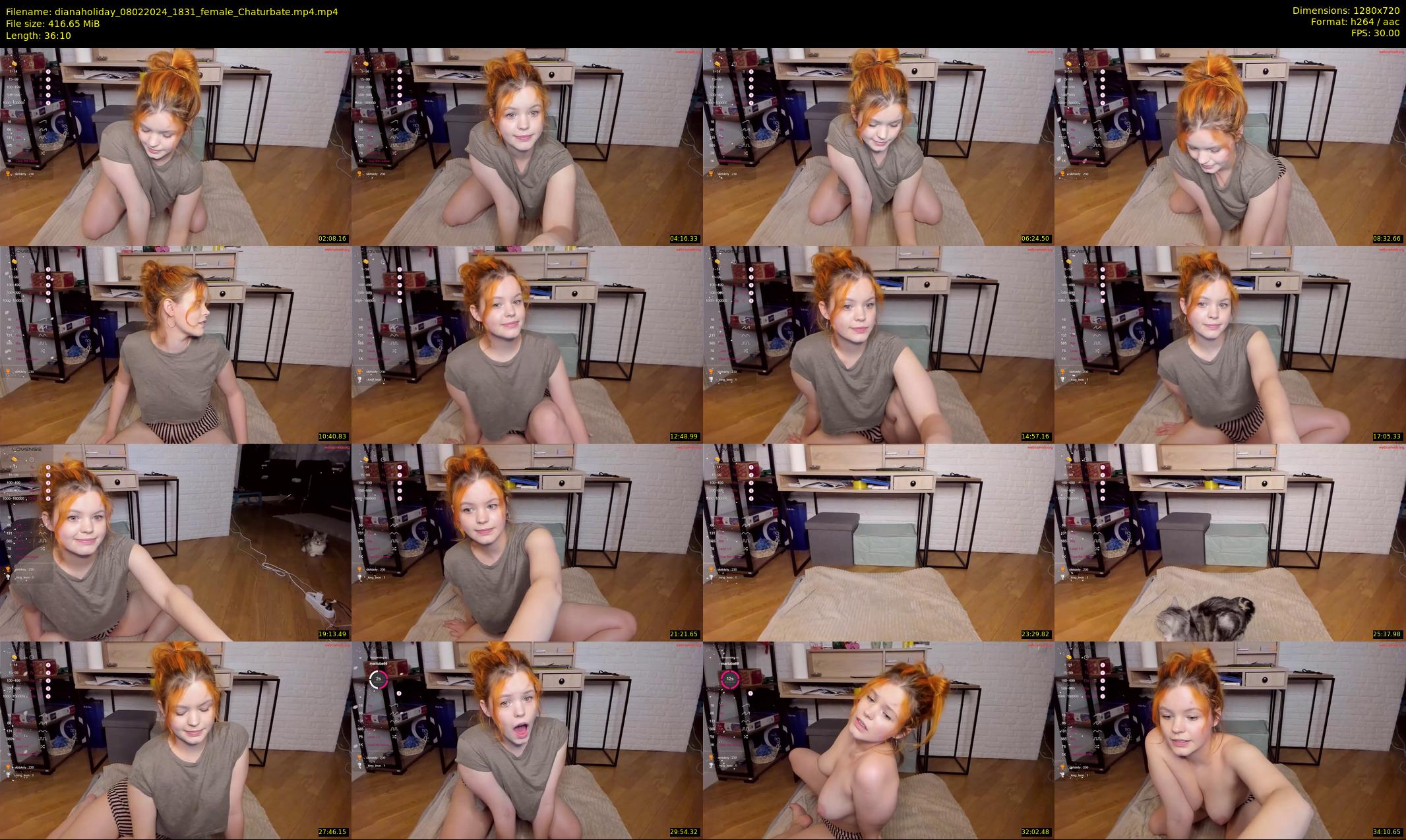 dianaholiday — 37 minute Chaturbate female cam show recording, 720p, Feb 8, 2024