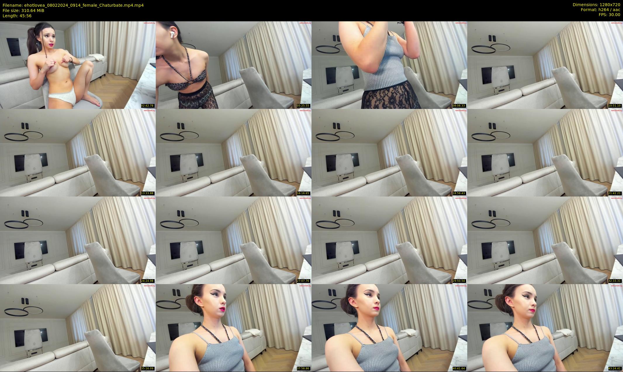 ehotlovea — 46 minute Chaturbate female cam show recording, 720p, Feb 8, 2024