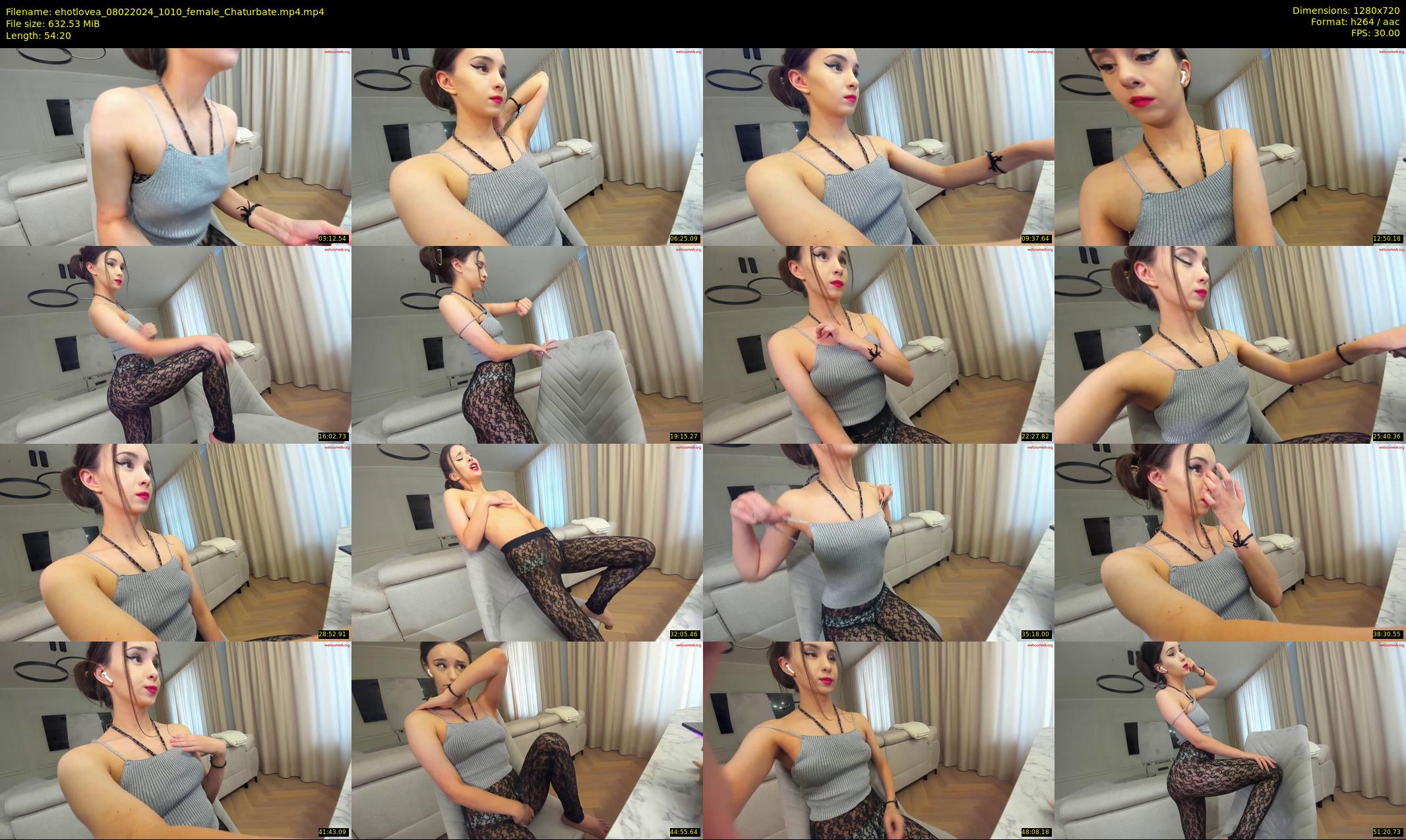 ehotlovea — 55 minute Chaturbate female cam show recording, 720p, Feb 8, 2024