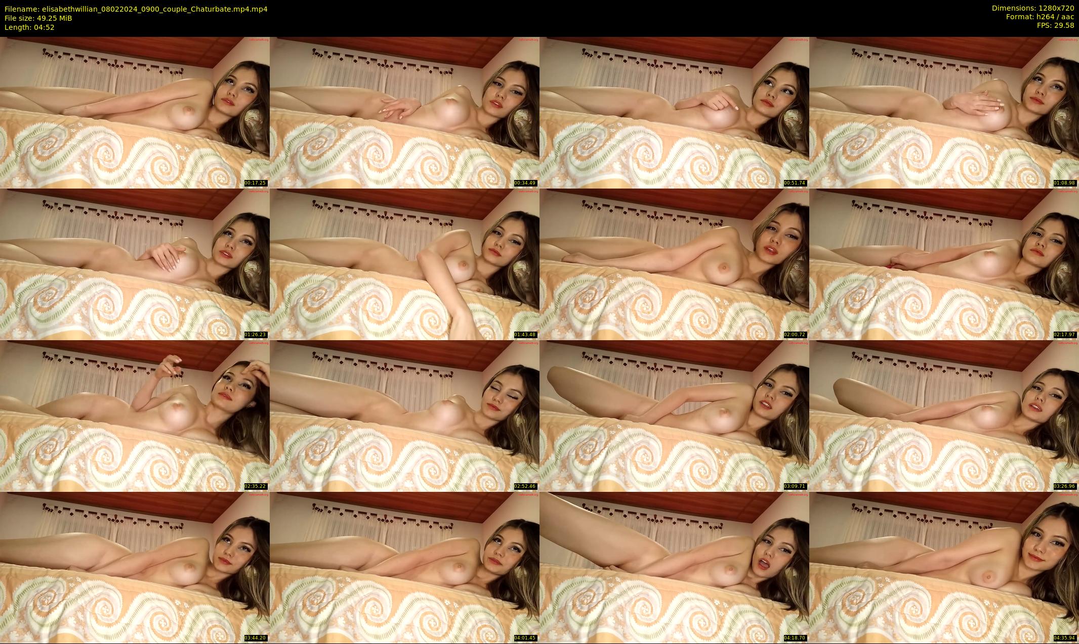 elisabethwillian — 5 minute Chaturbate couple cam show recording, 720p, Feb 8, 2024