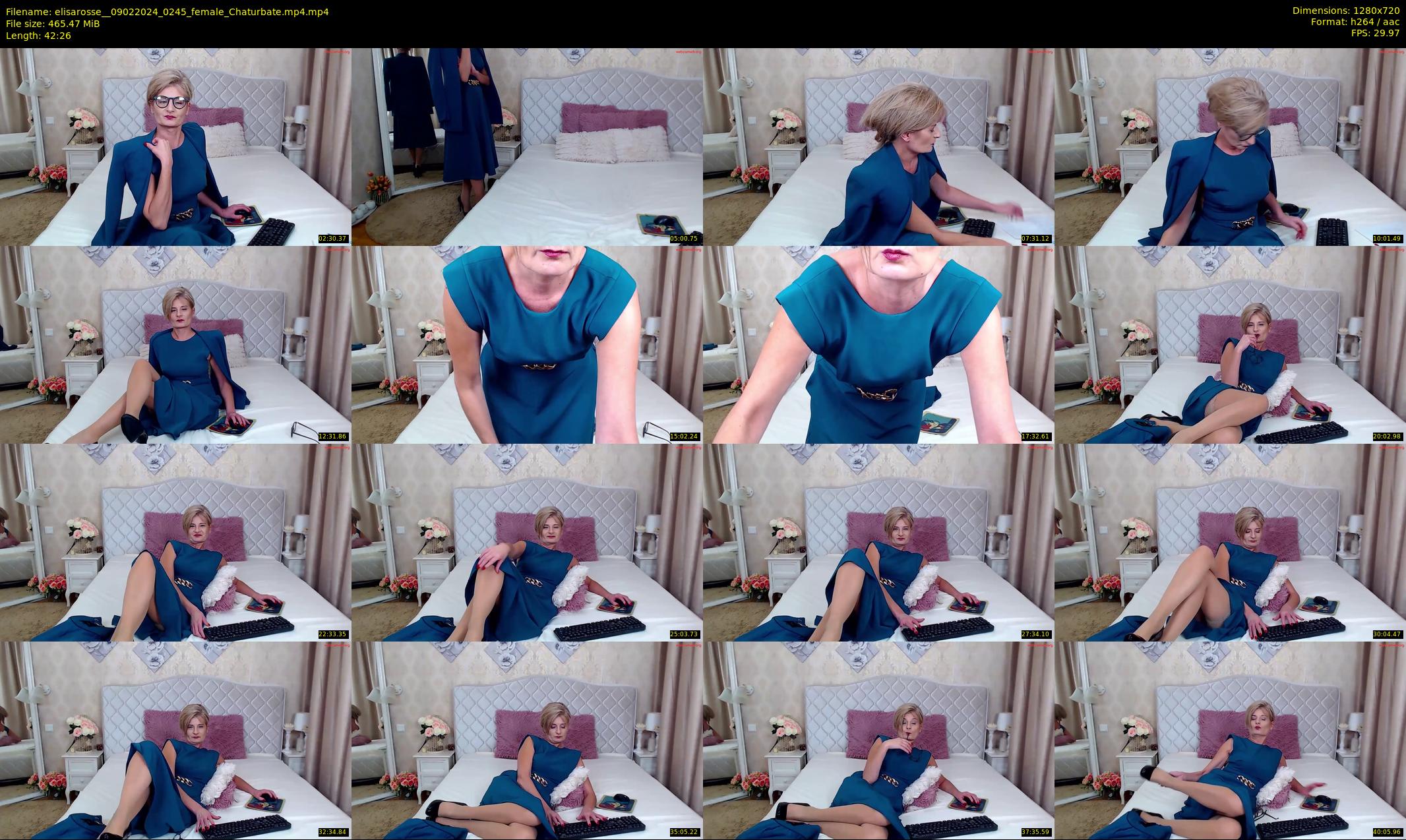 elisarosse_ — 43 minute Chaturbate female cam show recording, 720p, Feb 9, 2024