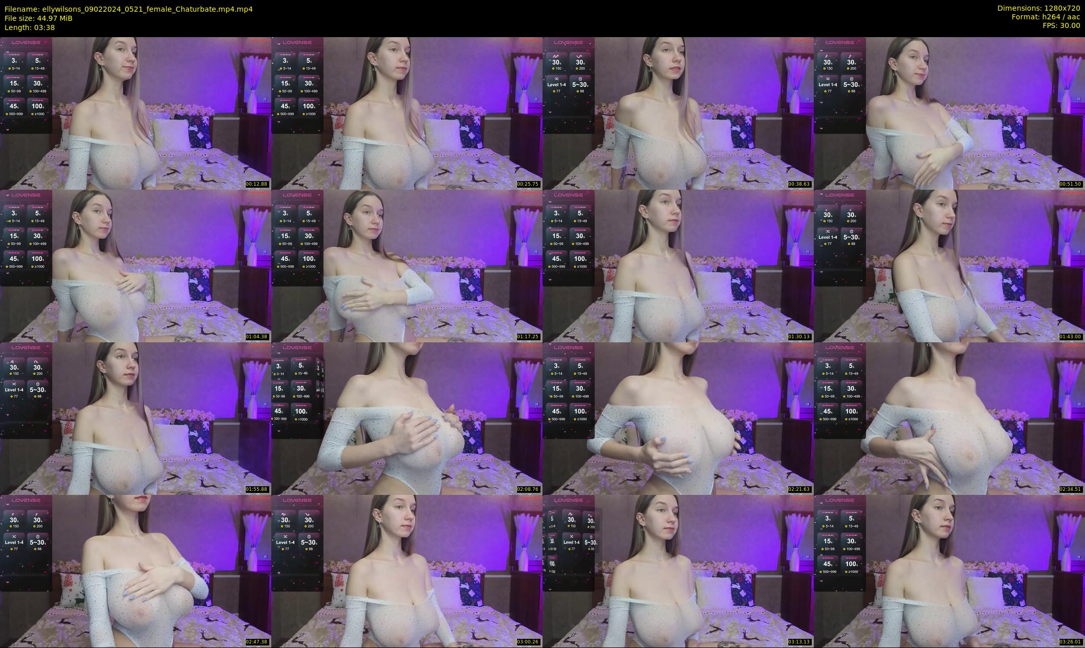 ellywilsons — 4 minute Chaturbate female cam show recording, 720p, Feb 9, 2024