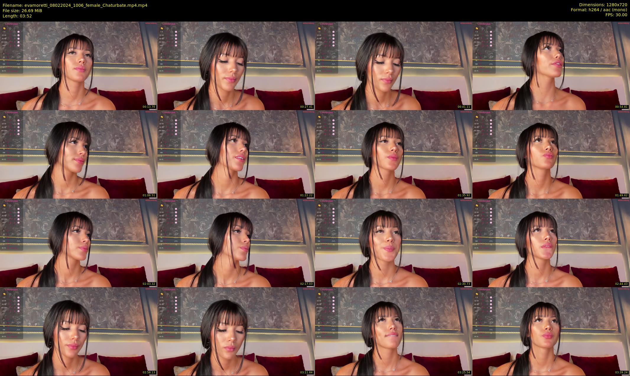 evamoretti — 4 minute Chaturbate female cam show recording, 720p, Feb 8, 2024
