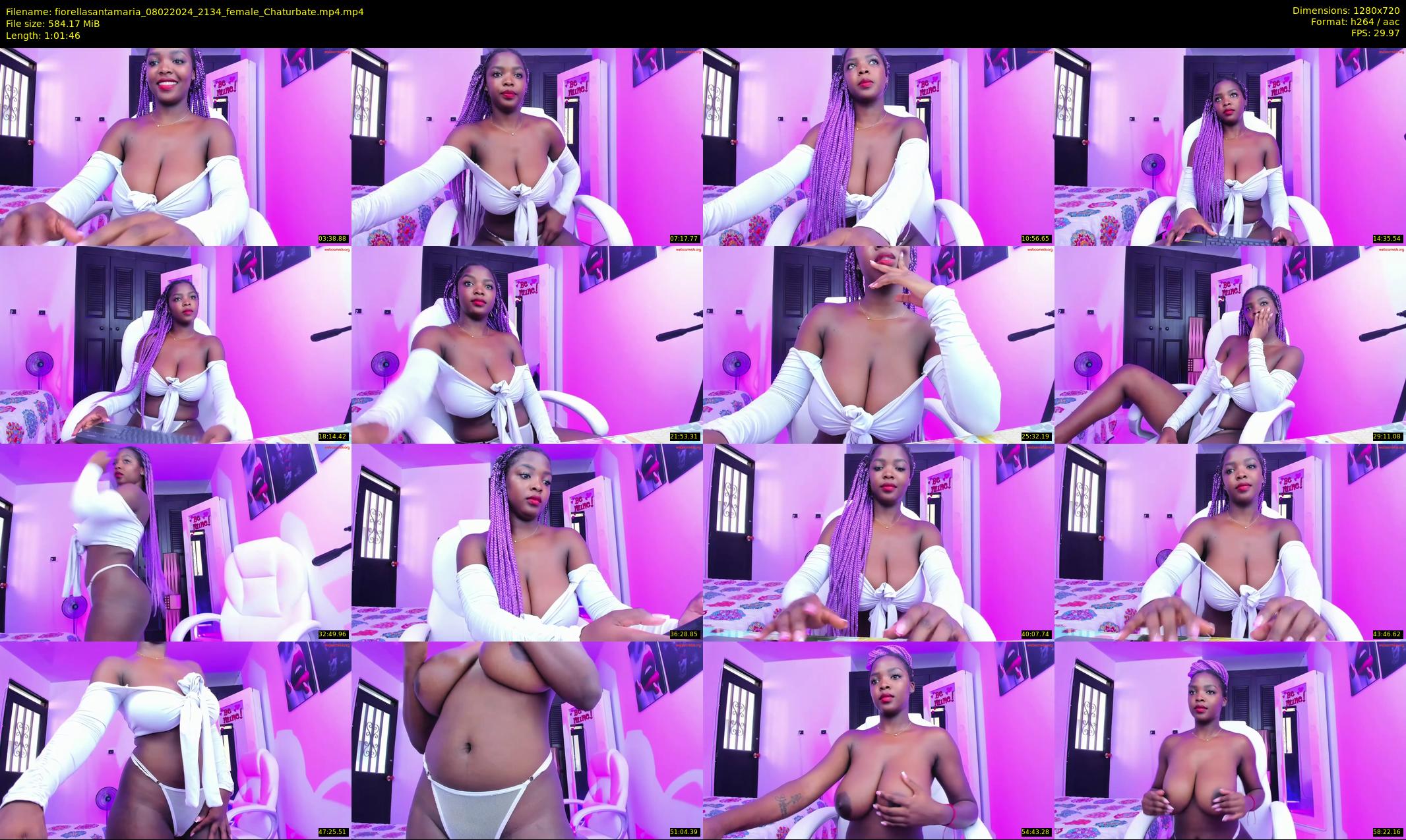 fiorellasantamaria — 62 minute Chaturbate female cam show recording, 720p, Feb 8, 2024