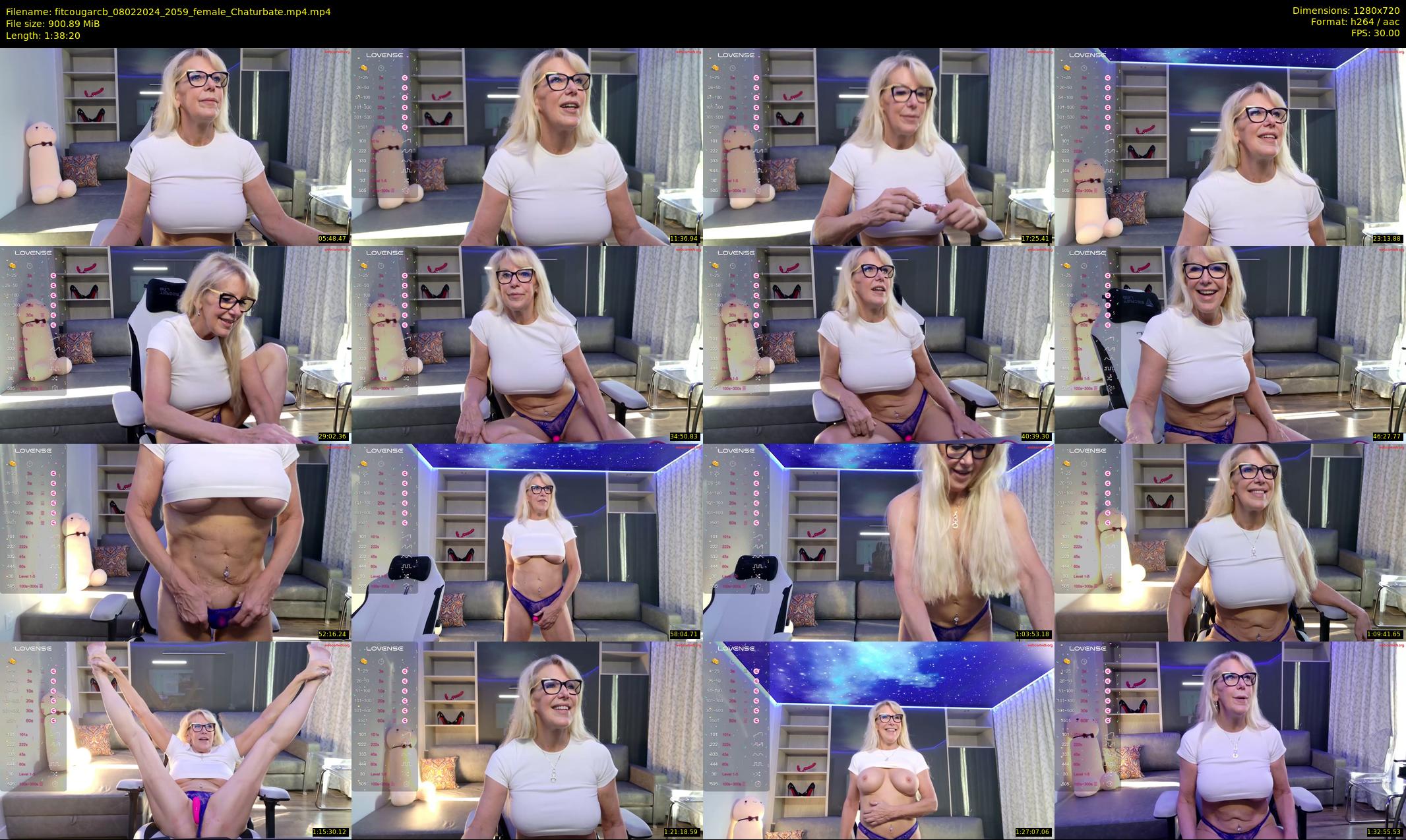 fitcougarcb — 99 minute Chaturbate female cam show recording, 720p, Feb 8, 2024