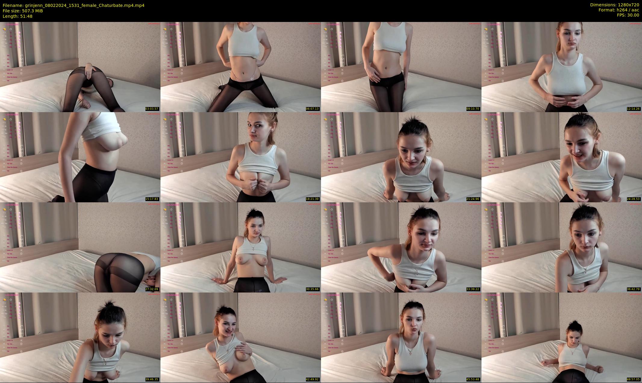 grinjenn — 52 minute Chaturbate female cam show recording, 720p, Feb 8, 2024