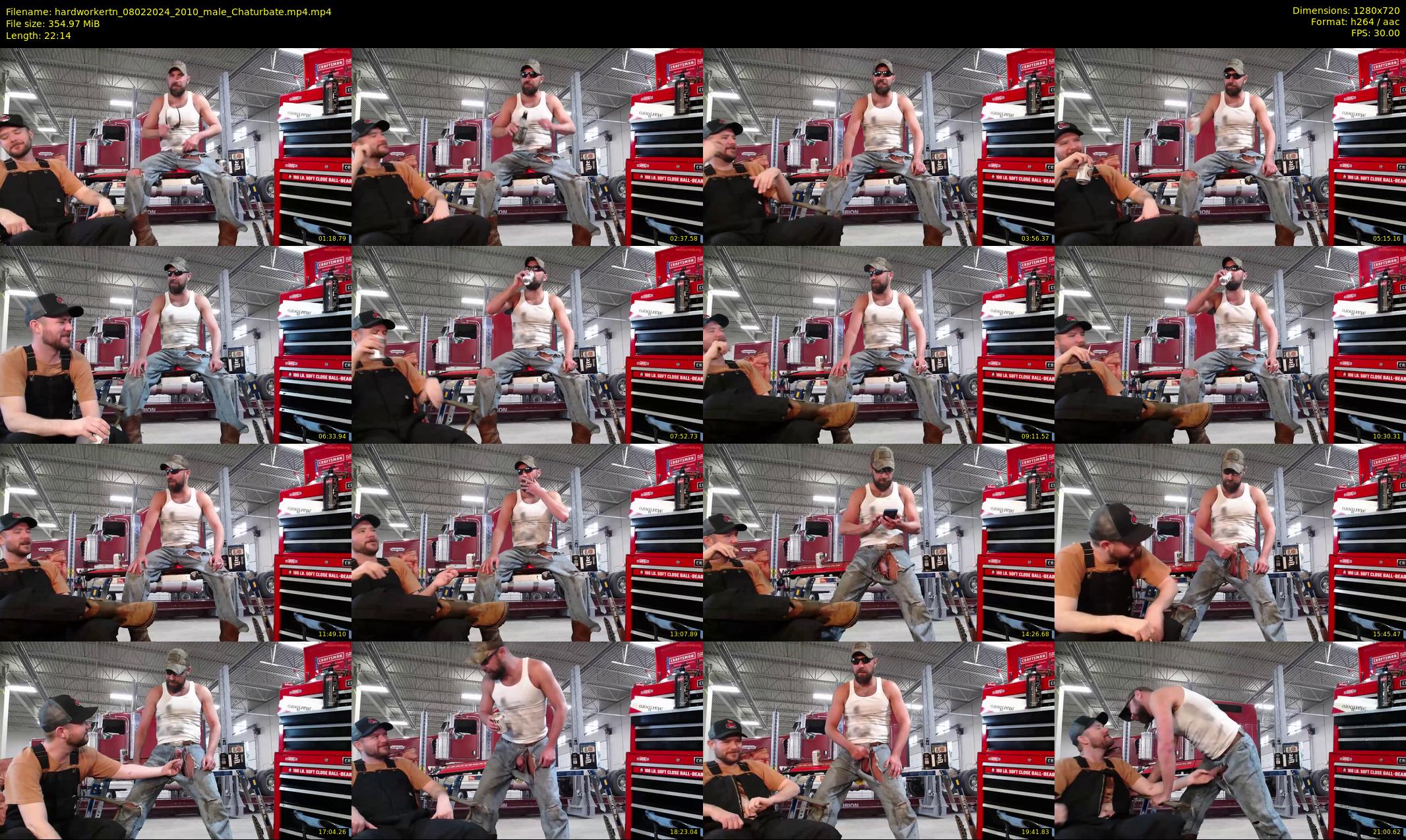 hardworkertn — 23 minute Chaturbate male cam show recording, 720p, Feb 8, 2024