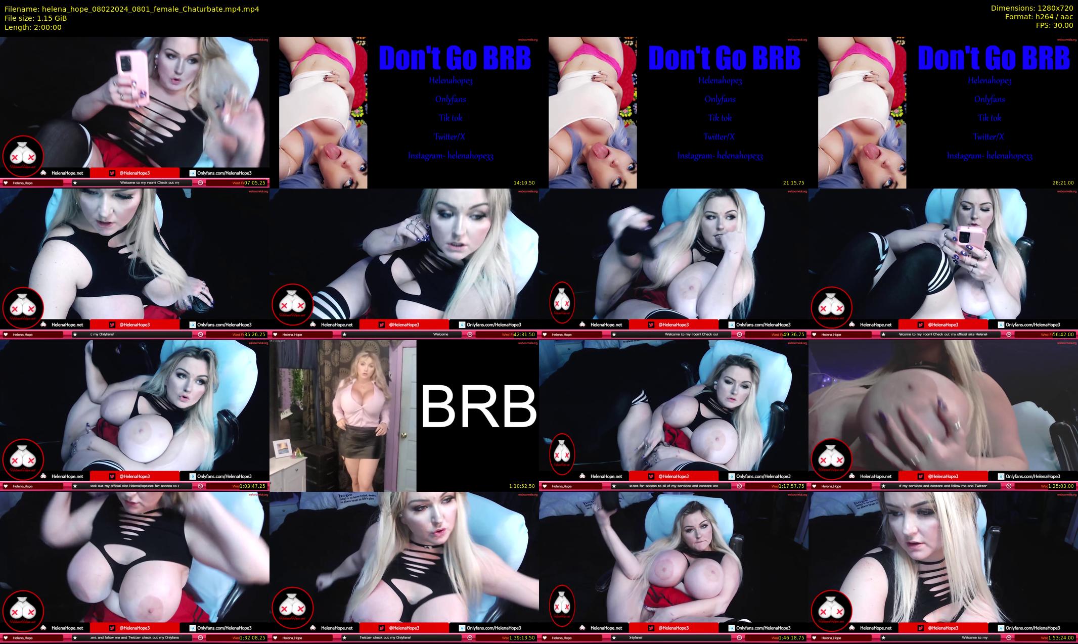 helena_hope — 120 minute Chaturbate female cam show recording, 720p, Feb 8, 2024