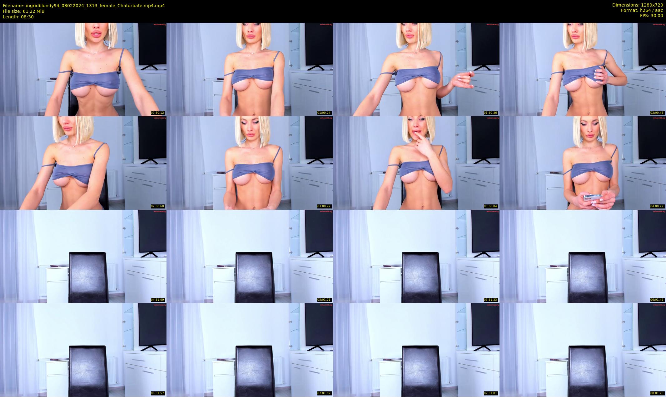 ingridblondy94 — 9 minute Chaturbate female cam show recording, 720p, Feb 8, 2024