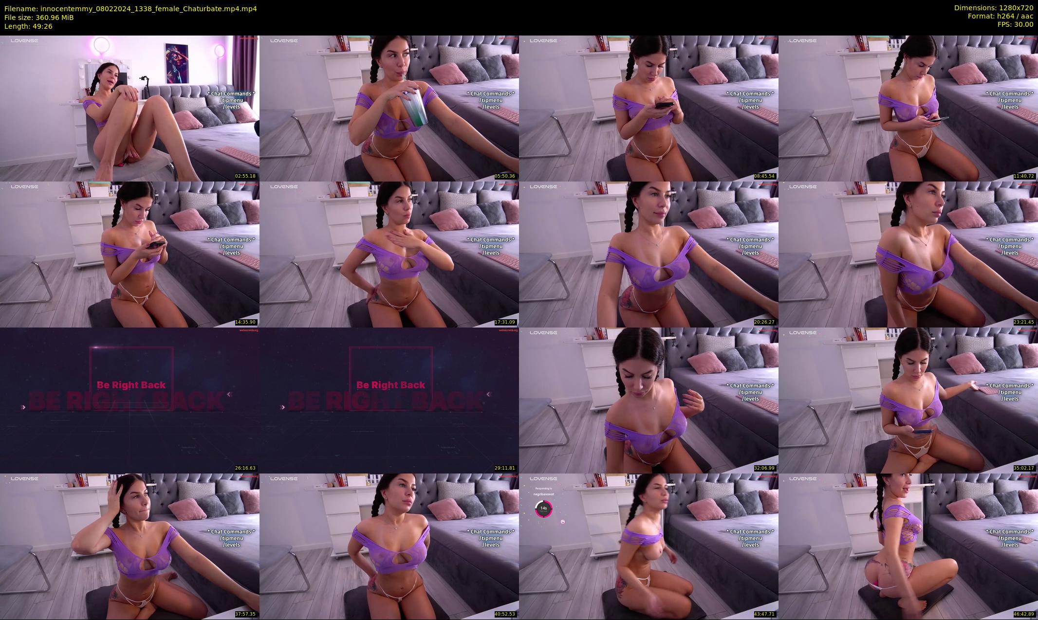innocentemmy — 50 minute Chaturbate female cam show recording, 720p, Feb 8, 2024