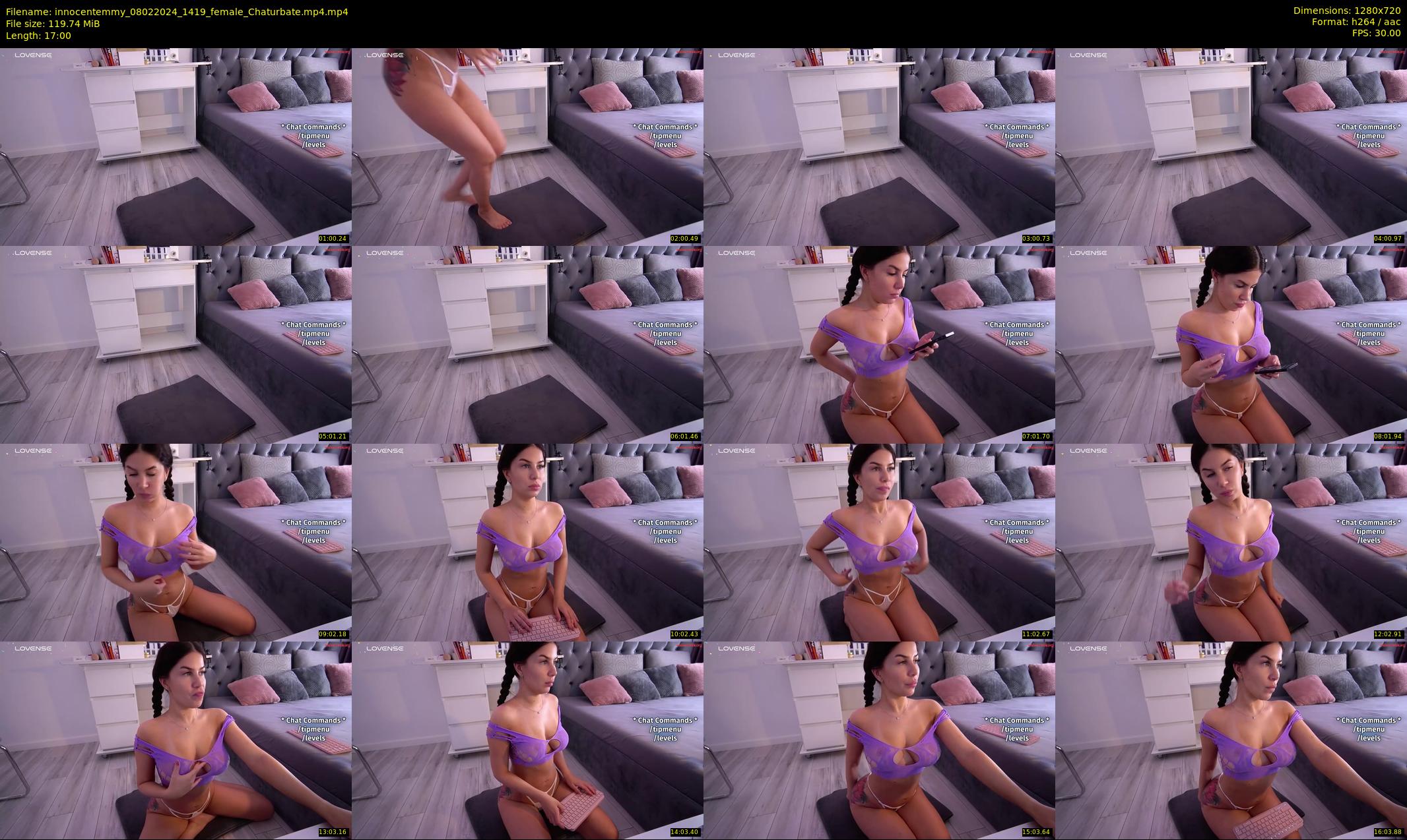 innocentemmy — 17 minute Chaturbate female cam show recording, 720p, Feb 8, 2024