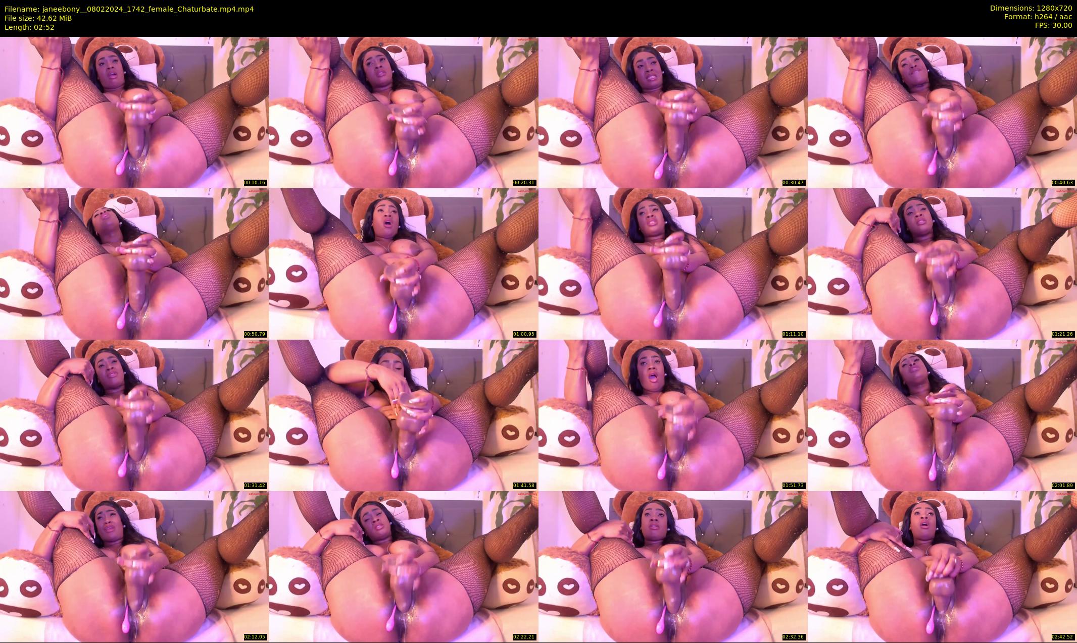 janeebony_ — 3 minute Chaturbate female cam show recording, 720p, Feb 8, 2024