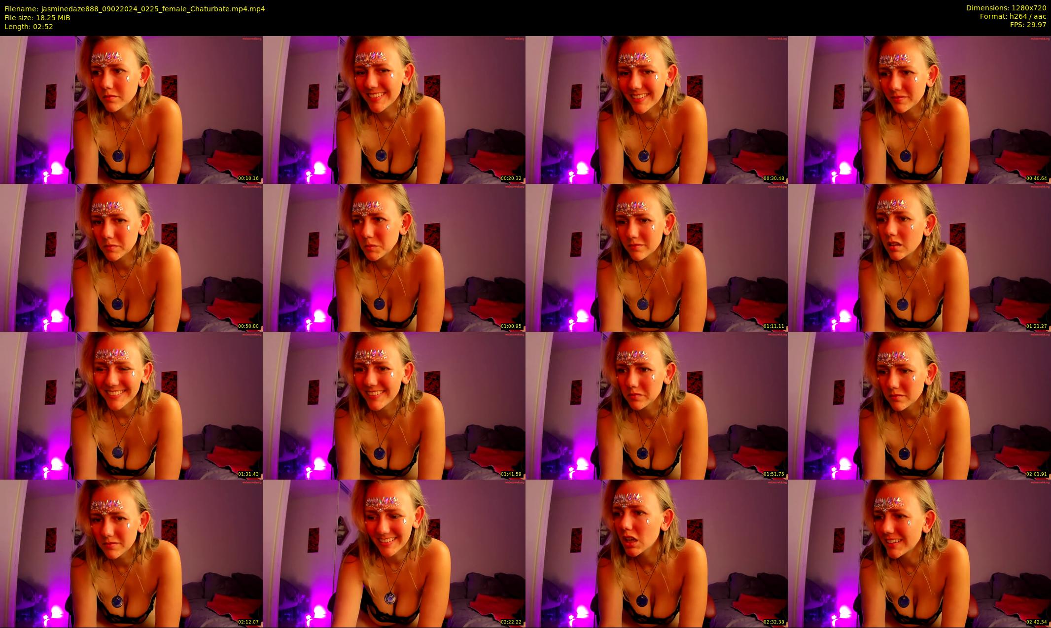 jasminedaze888 — 3 minute Chaturbate female cam show recording, 720p, Feb 9, 2024