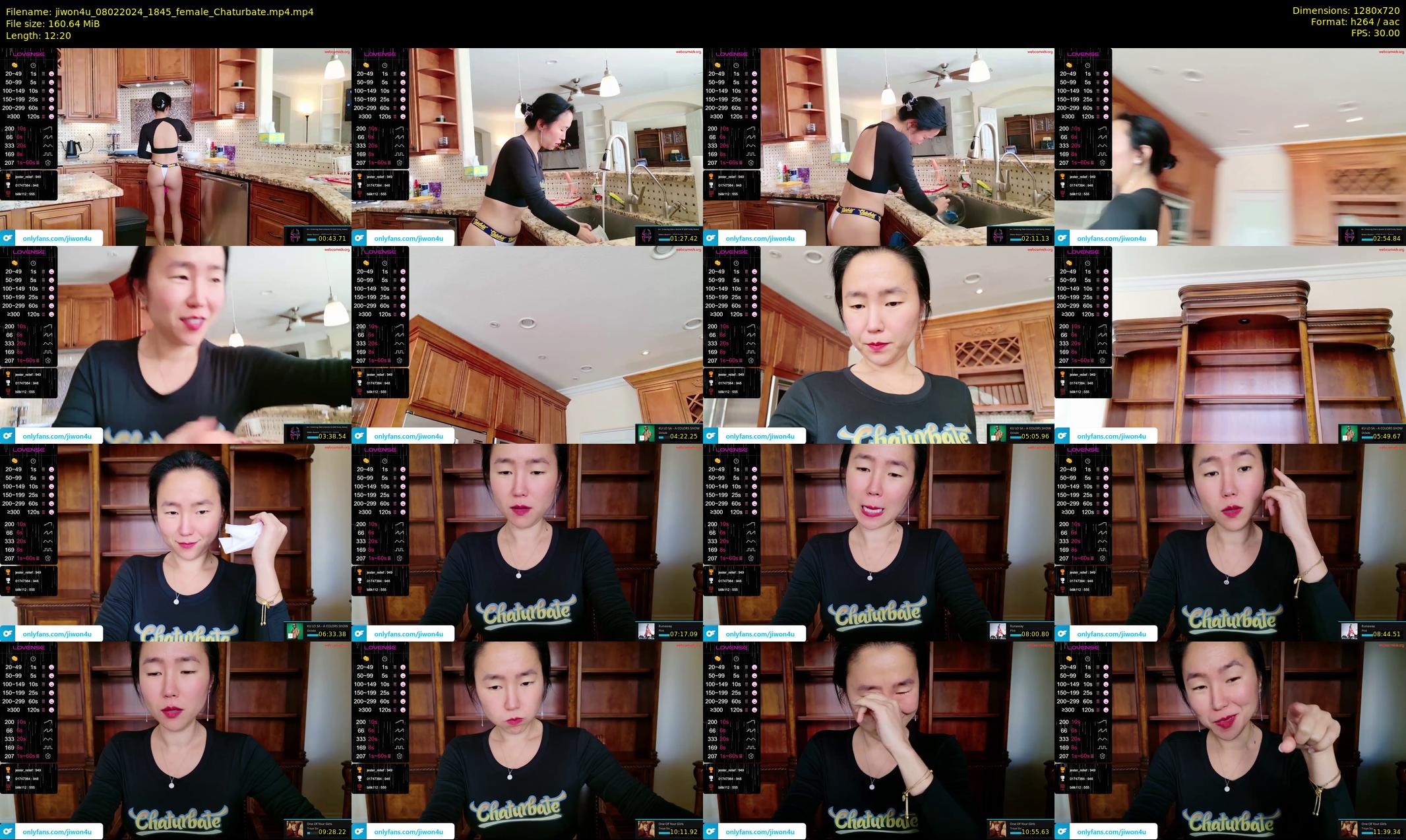 jiwon4u — 13 minute Chaturbate female cam show recording, 720p, Feb 8, 2024