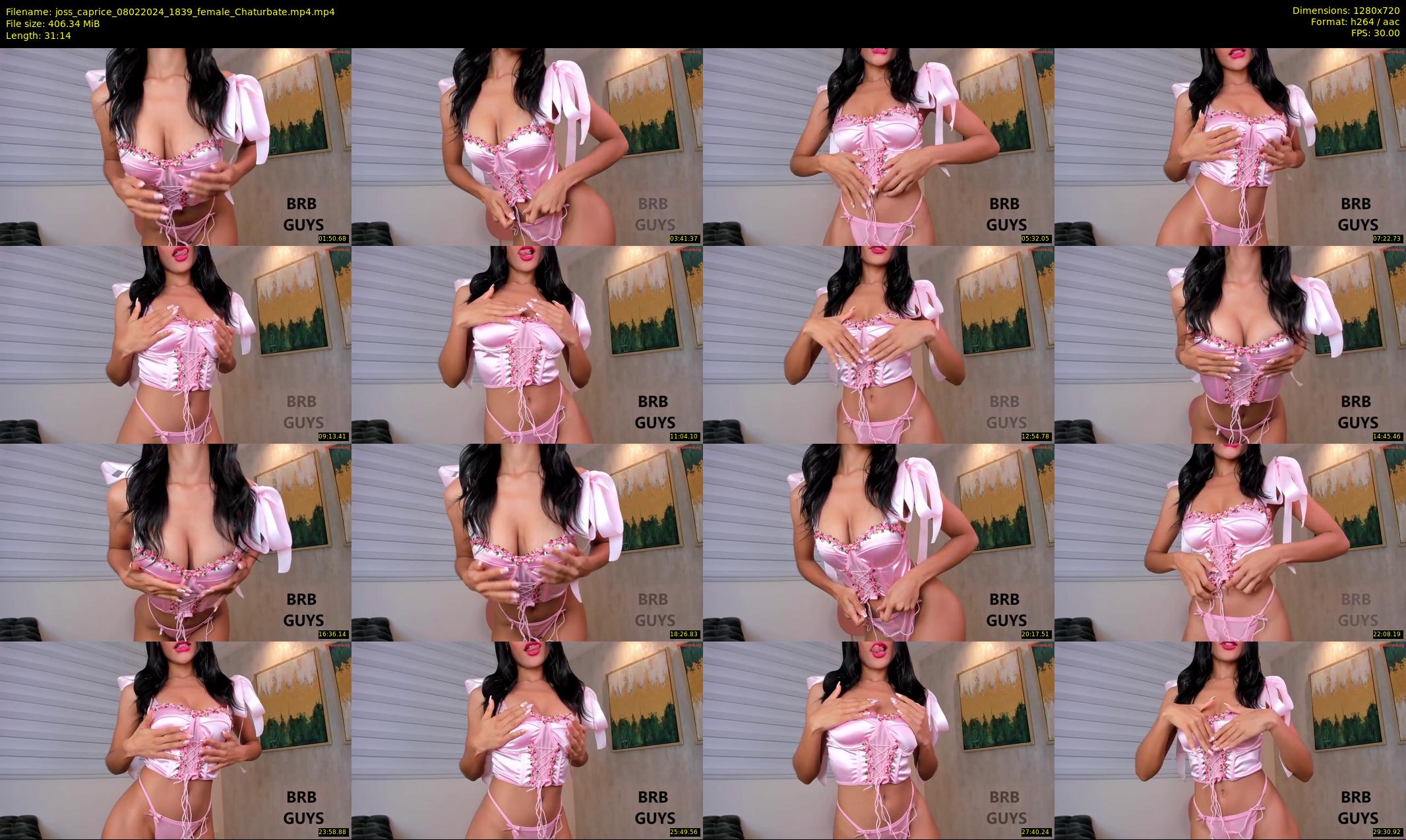 joss_caprice — 32 minute Chaturbate female cam show recording, 720p, Feb 8, 2024