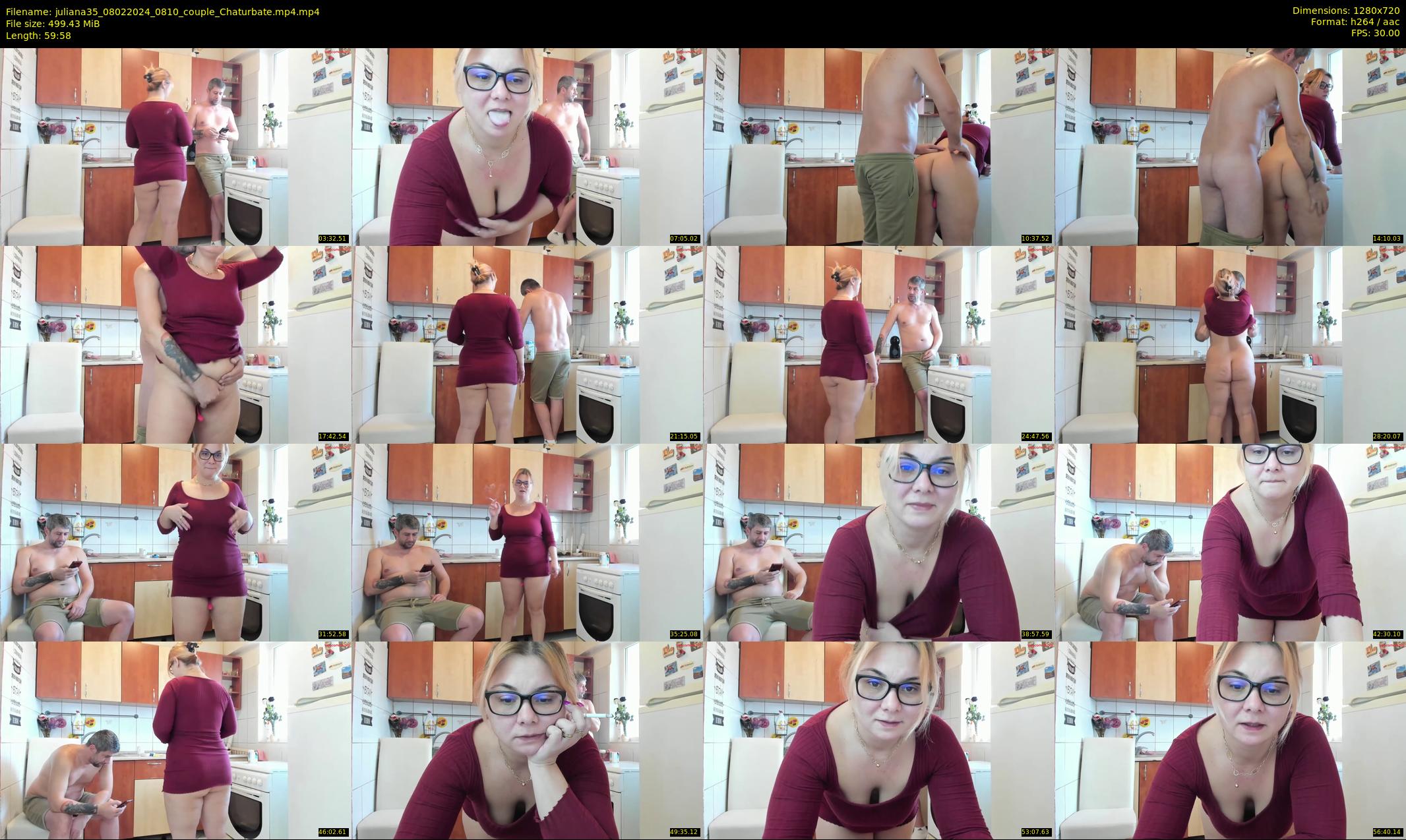 juliana35 — 60 minute Chaturbate couple cam show recording, 720p, Feb 8, 2024