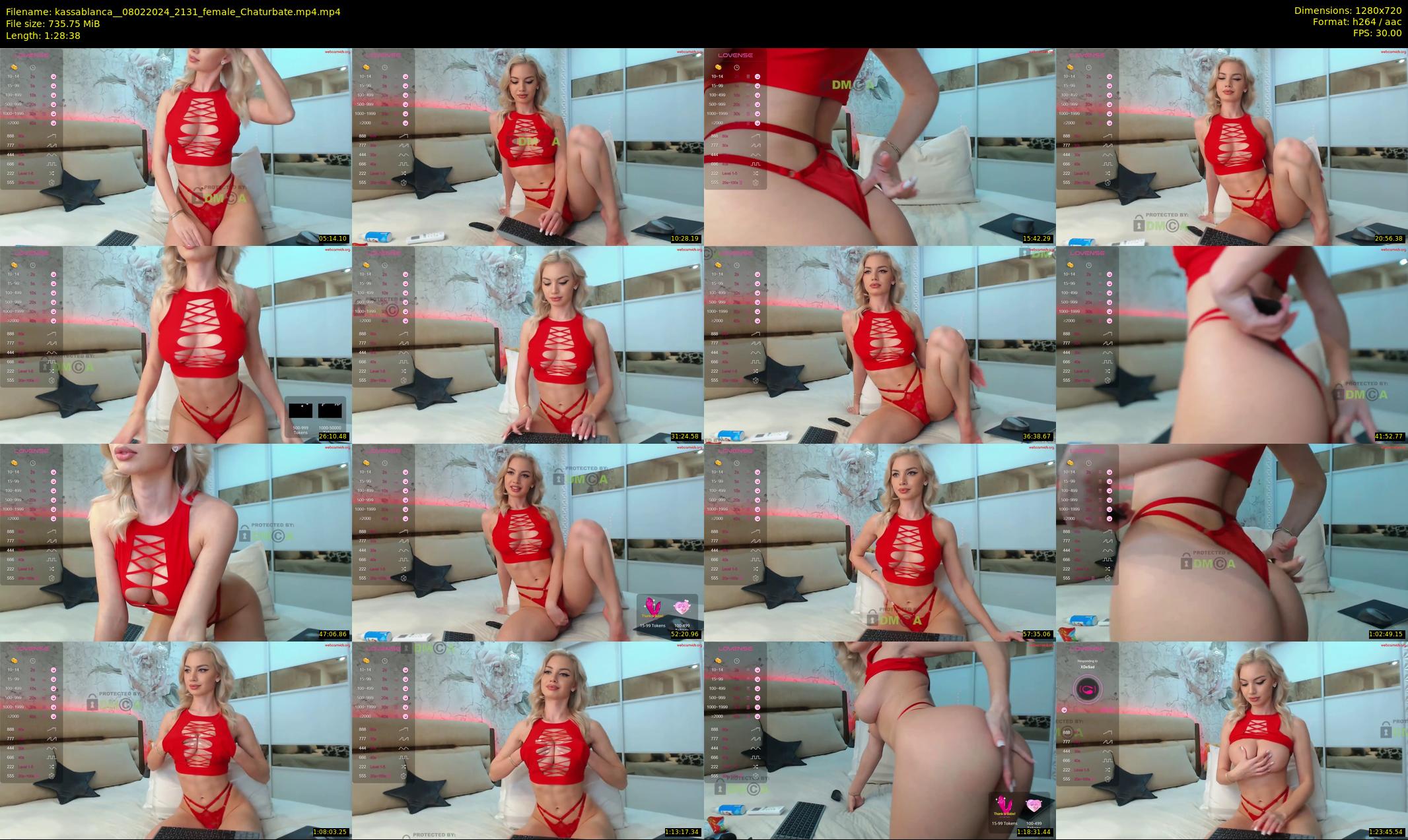 kassablanca_ — 89 minute Chaturbate female cam show recording, 720p, Feb 8, 2024