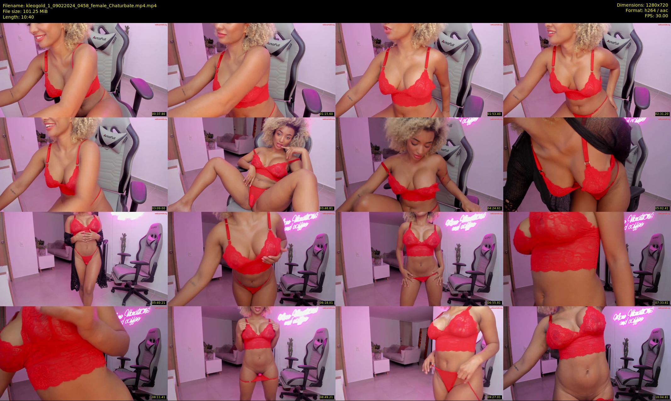 kleogold_1 — 11 minute Chaturbate female cam show recording, 720p, Feb 9, 2024