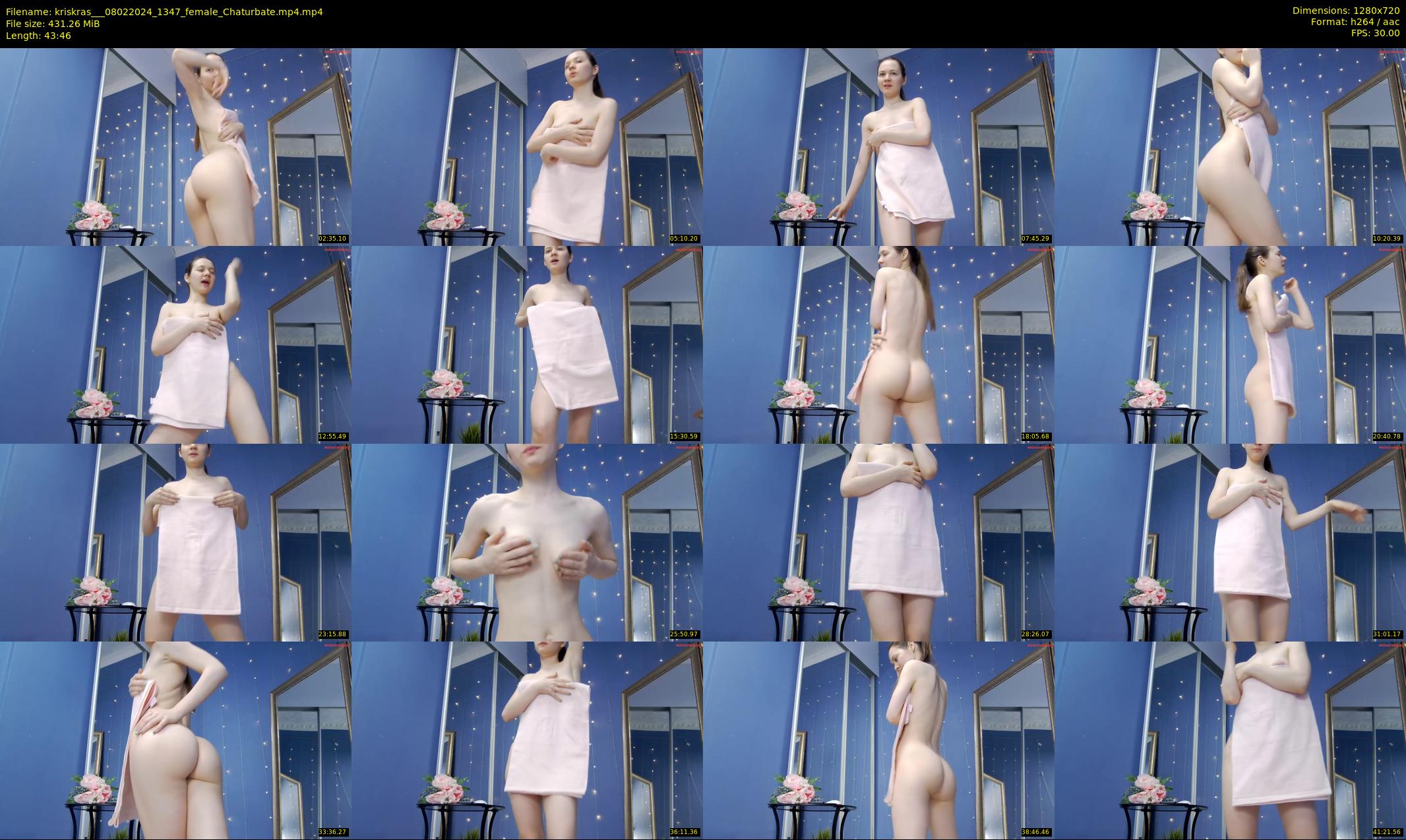 kriskras__ — 44 minute Chaturbate female cam show recording, 720p, Feb 8, 2024
