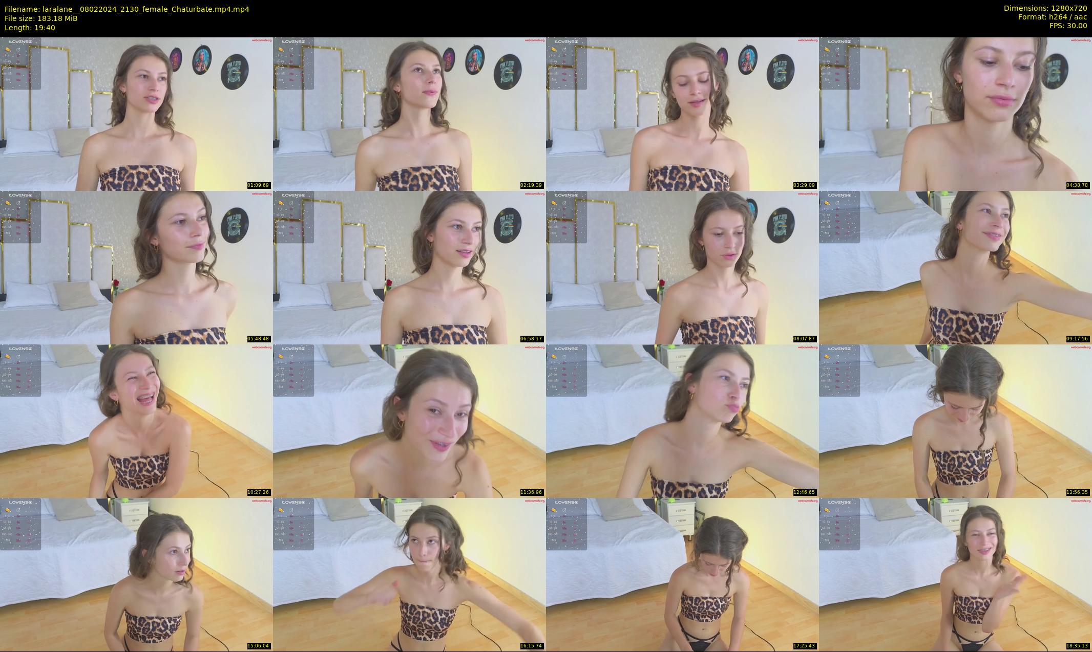 laralane_ — 20 minute Chaturbate female cam show recording, 720p, Feb 8, 2024