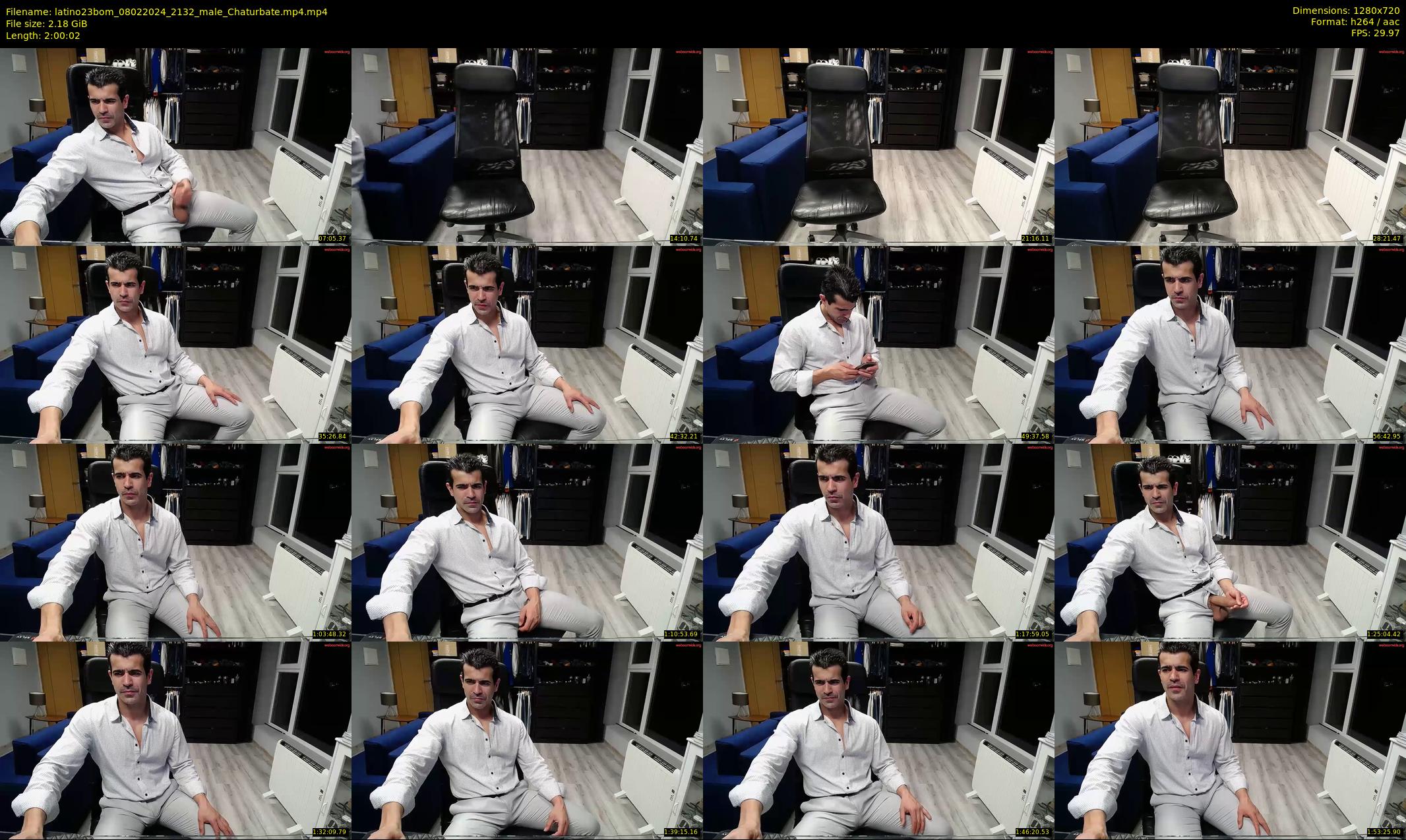 latino23bom — 121 minute Chaturbate male cam show recording, 720p, Feb 8, 2024